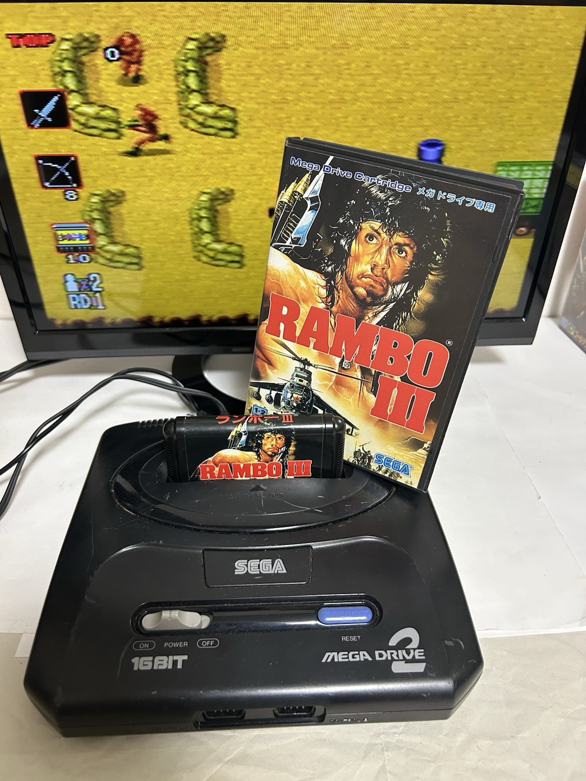 Rambo III 3 Sega Mega Drive No Manual – Japan NTSC-J