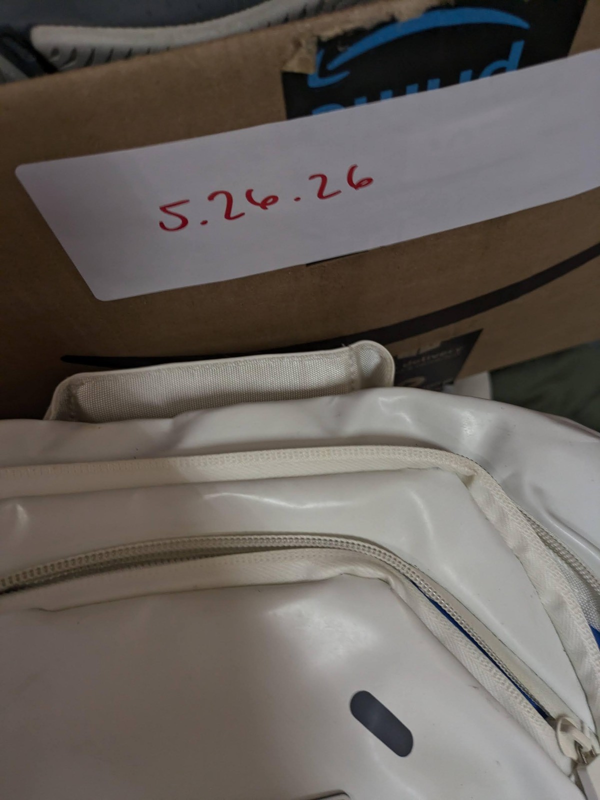 Mass Effect Andromeda Initiative Padded Backpack One Size White Gray Blue Orange