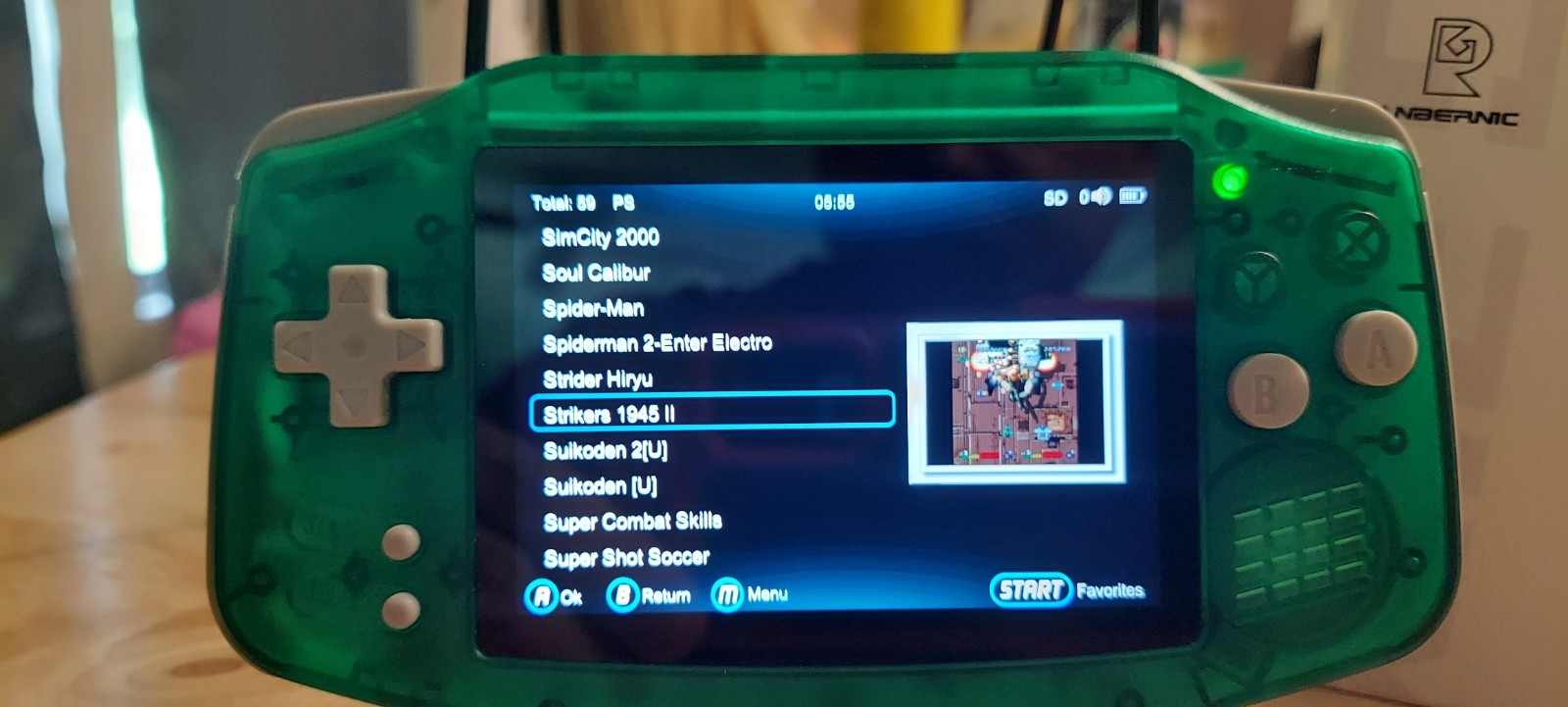 Anbernic RG 34XXSP Handheld Game System. TONS of preloaded Games!