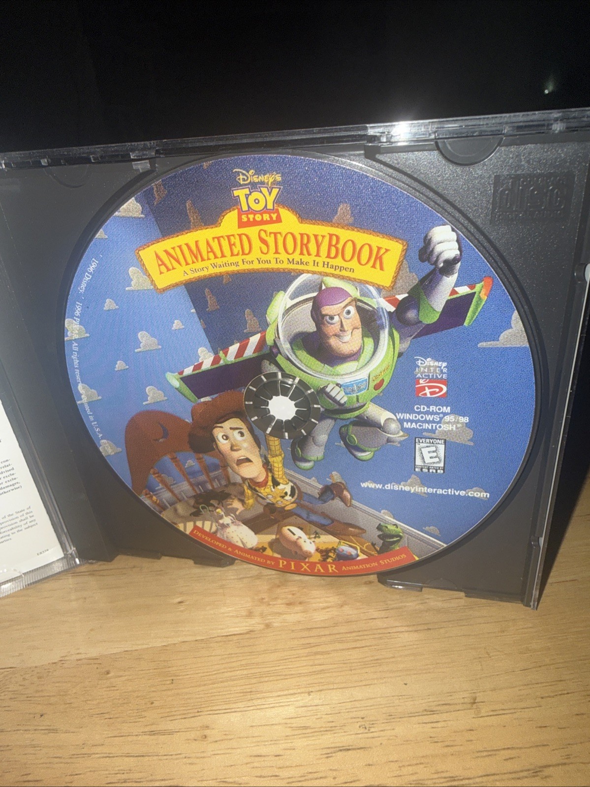 Toy Story Animated Storybook Case And Disc