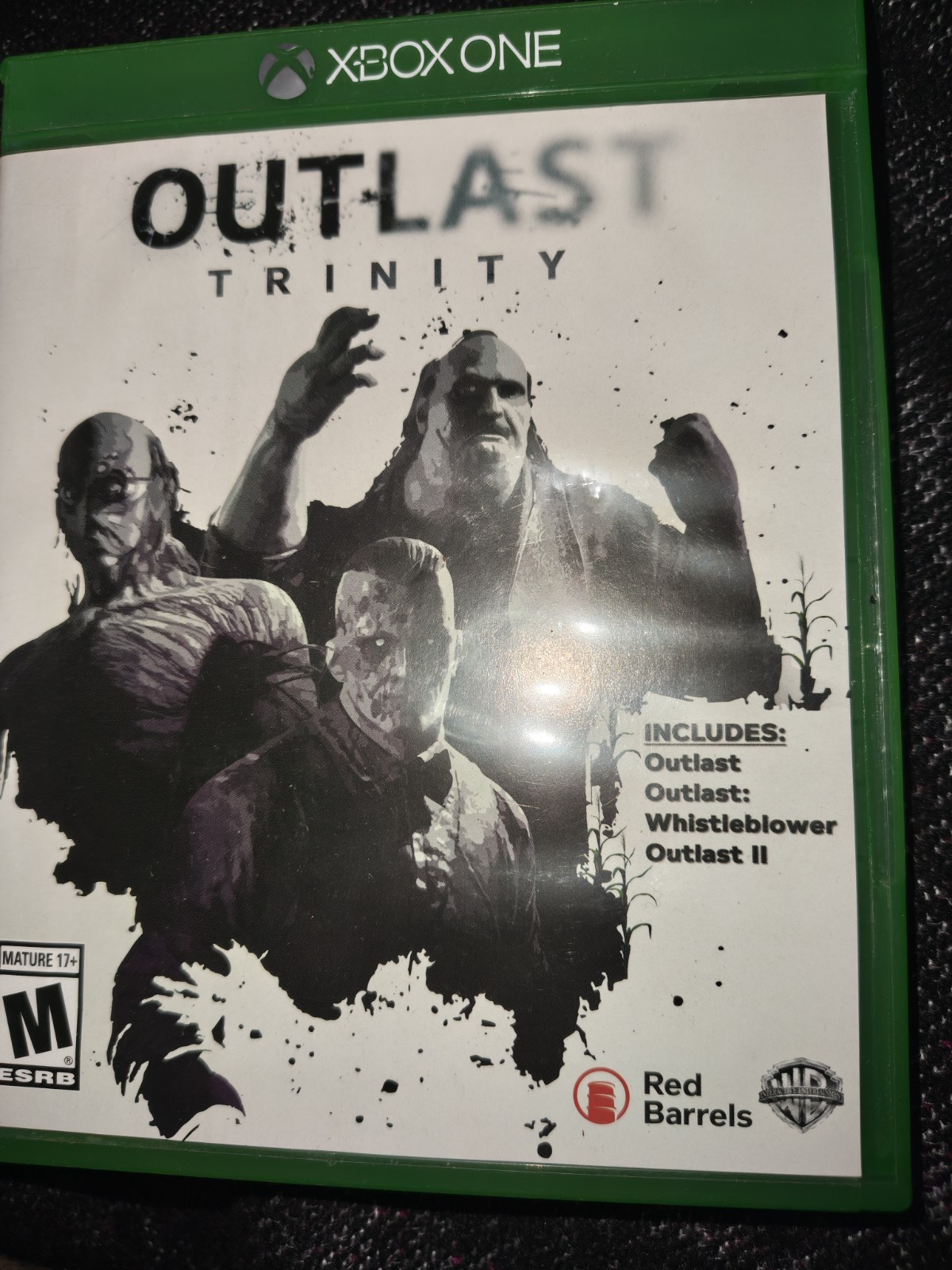 Outlast Trinity Used Microsoft Xbox One Awesome Game Play Free USA Shipping