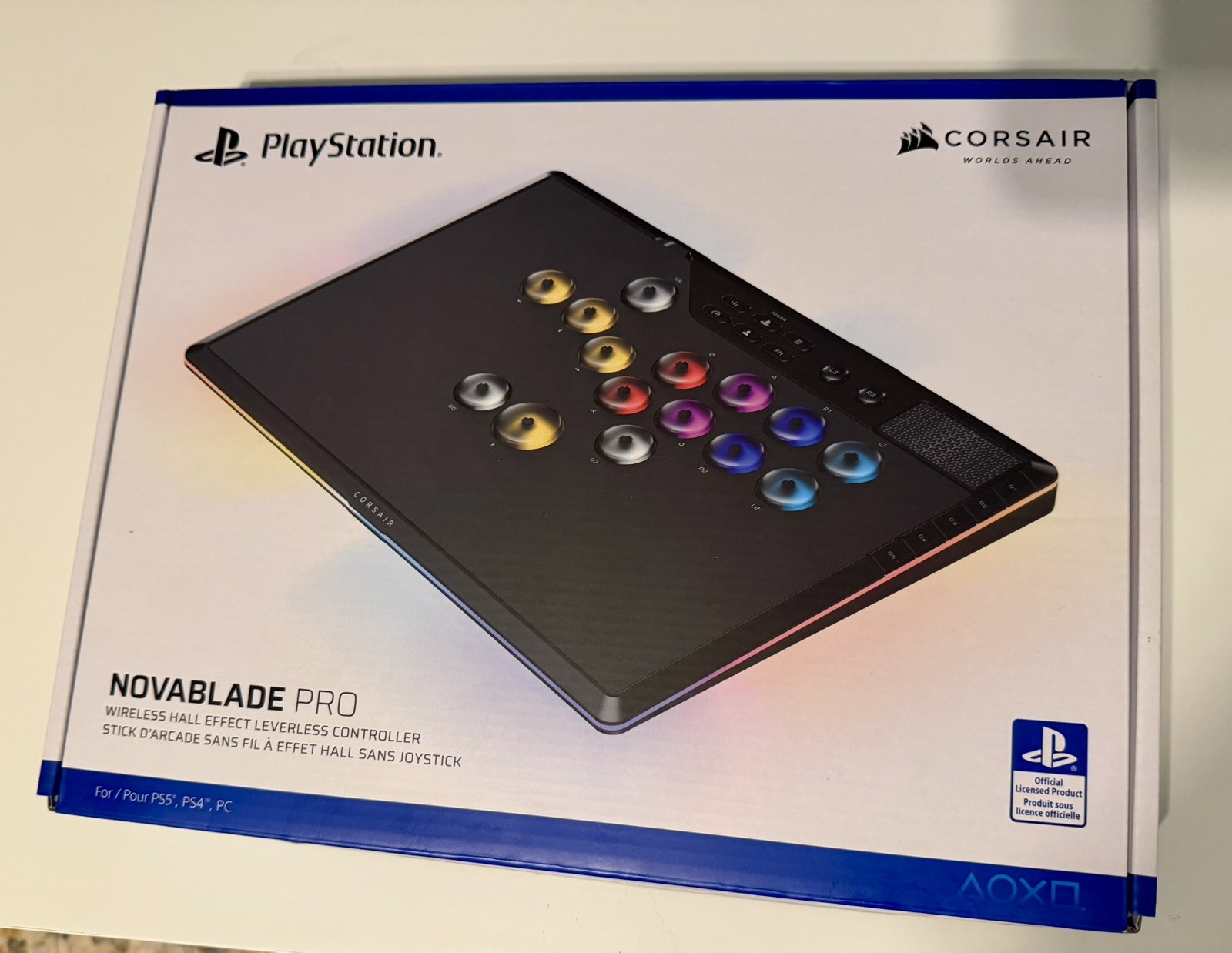 CORSAIR – Novablade Pro Wireless Hall Effect Leverless Controller – Black