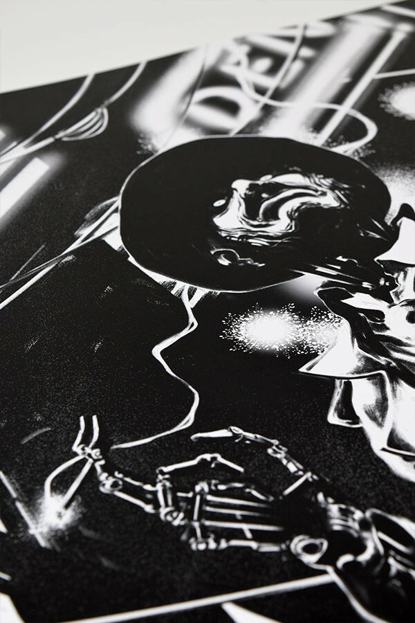 *Limited Edition* Fallout Nick Valentine Noir Lithograph 18″ x 24″ (ONLY 400!)