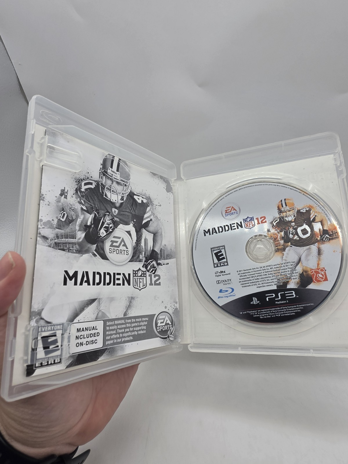 Madden NFL 12 (Sony PlayStation 3, 2011) Cib Complete Mint Tested Working Ps3
