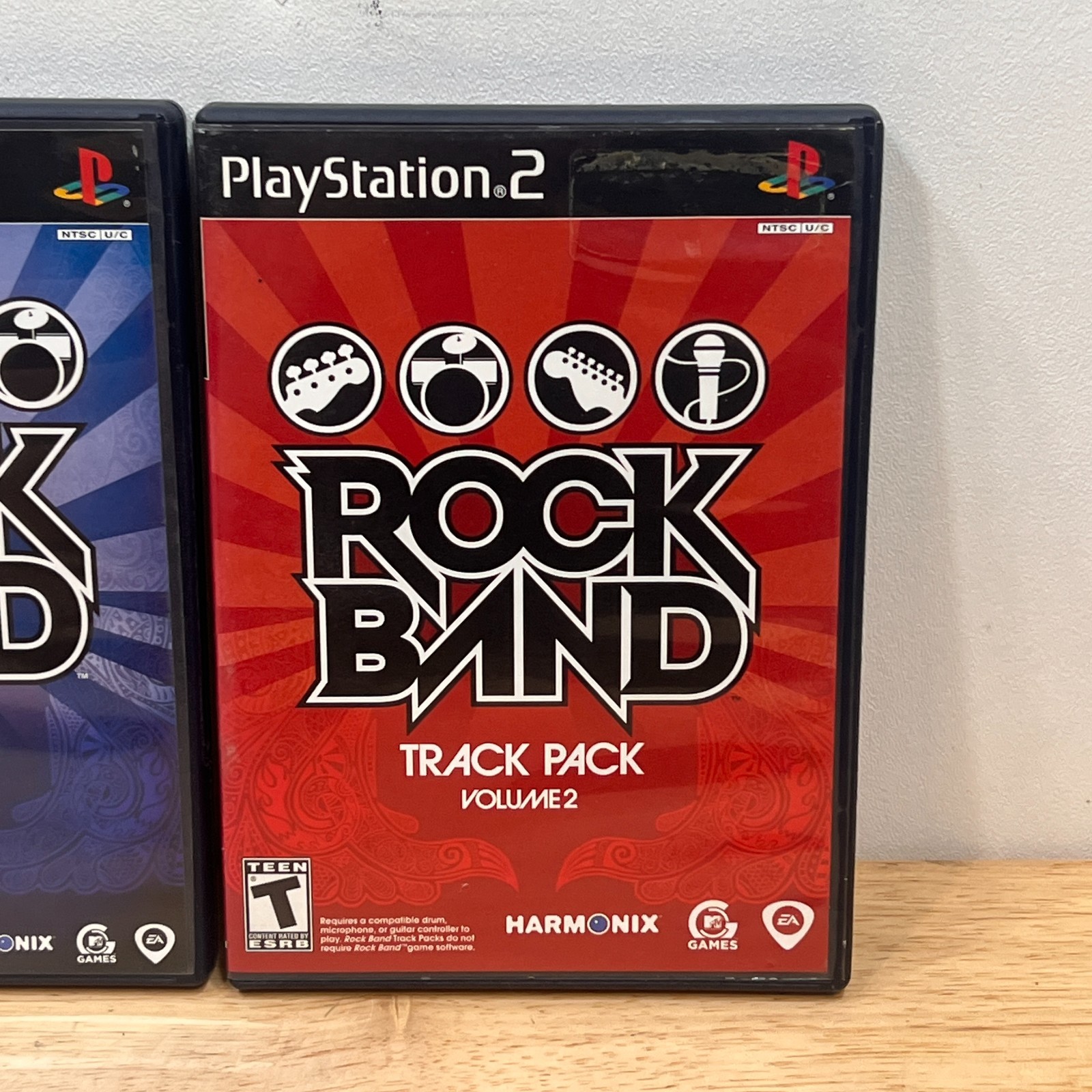 Rock Band Track Pack Vol. 1 + 2 (PS2) Tested Working Games