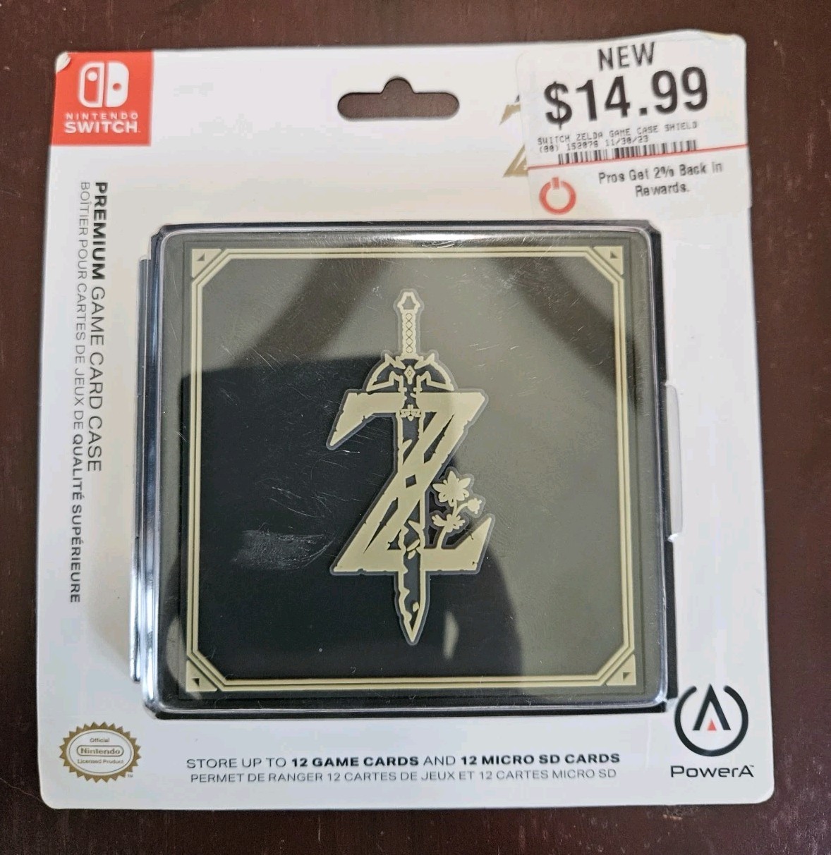 Nintendo Switch Premium Game Card Case Zelda Breath of the Wild New NIB