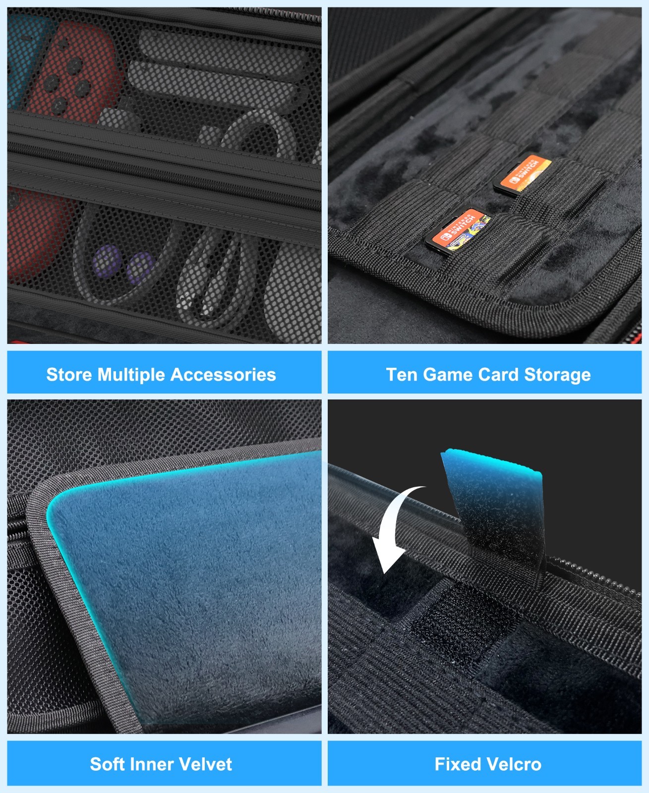Carrying Case FOR Nintendo Switch 2&New Switch OLED Model (2021) Hard Travel Bag