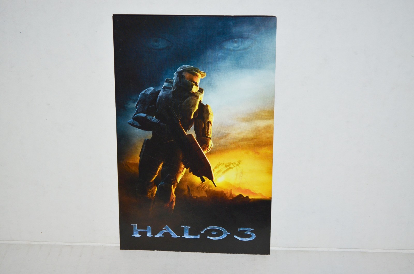 Halo 3 (Microsoft Xbox 360, 2007) III Video Game Black Label CIB Poster MINT🔥