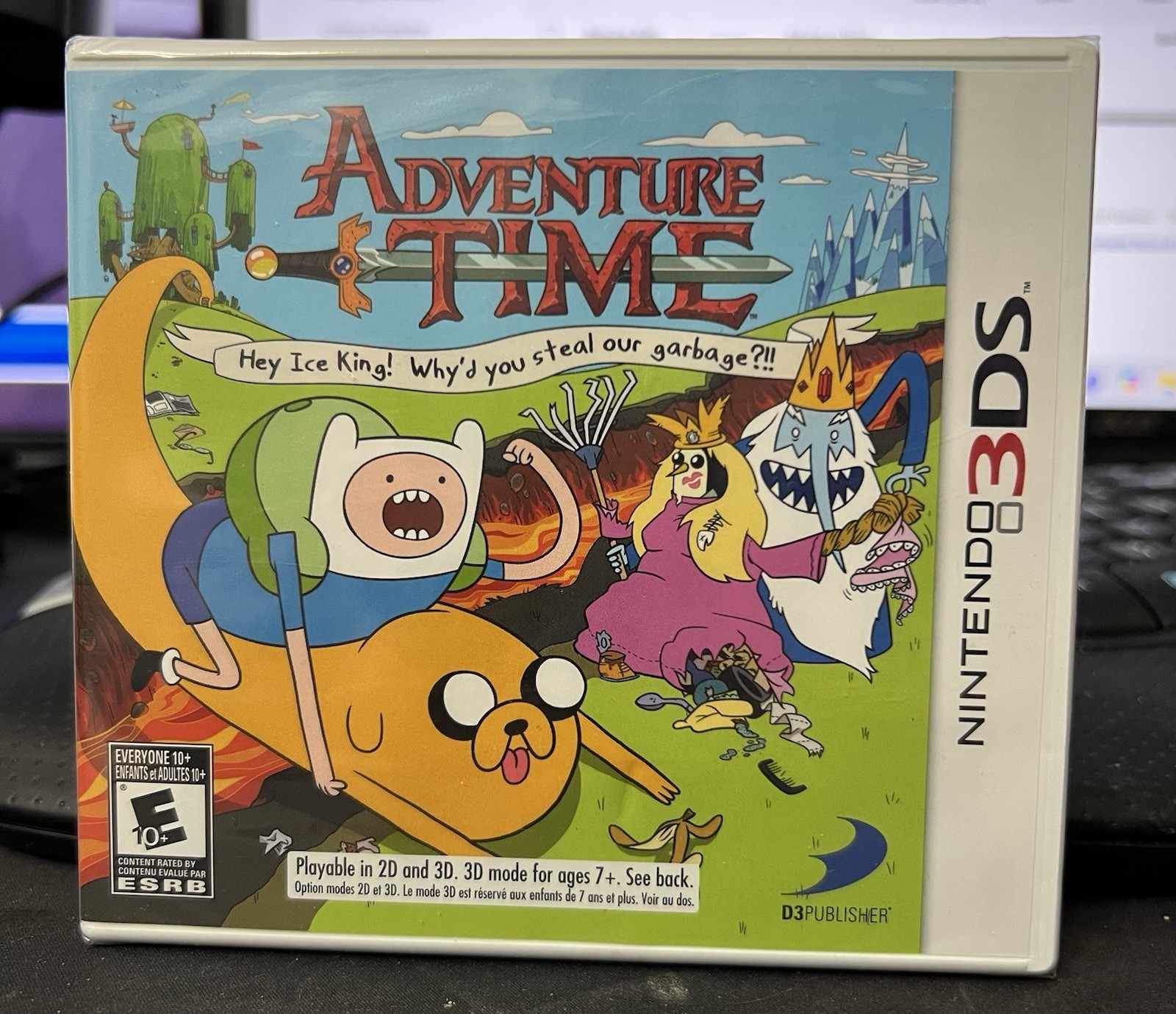Adventure Time – Hey Ice King – Nintendo 3DS (FACTORY SEALED)