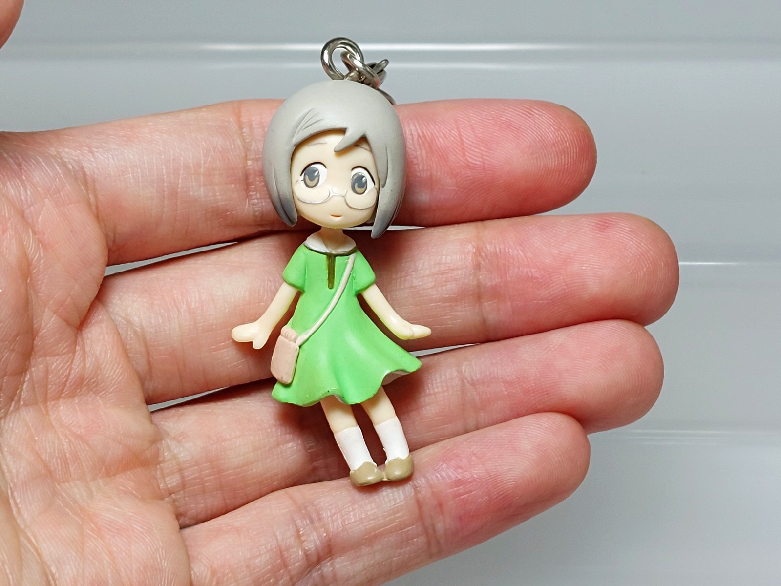 Ichigo Mashimaro Matsuri Sakuragi (Green Dress) Figure Strap Bandai G05 1.8in