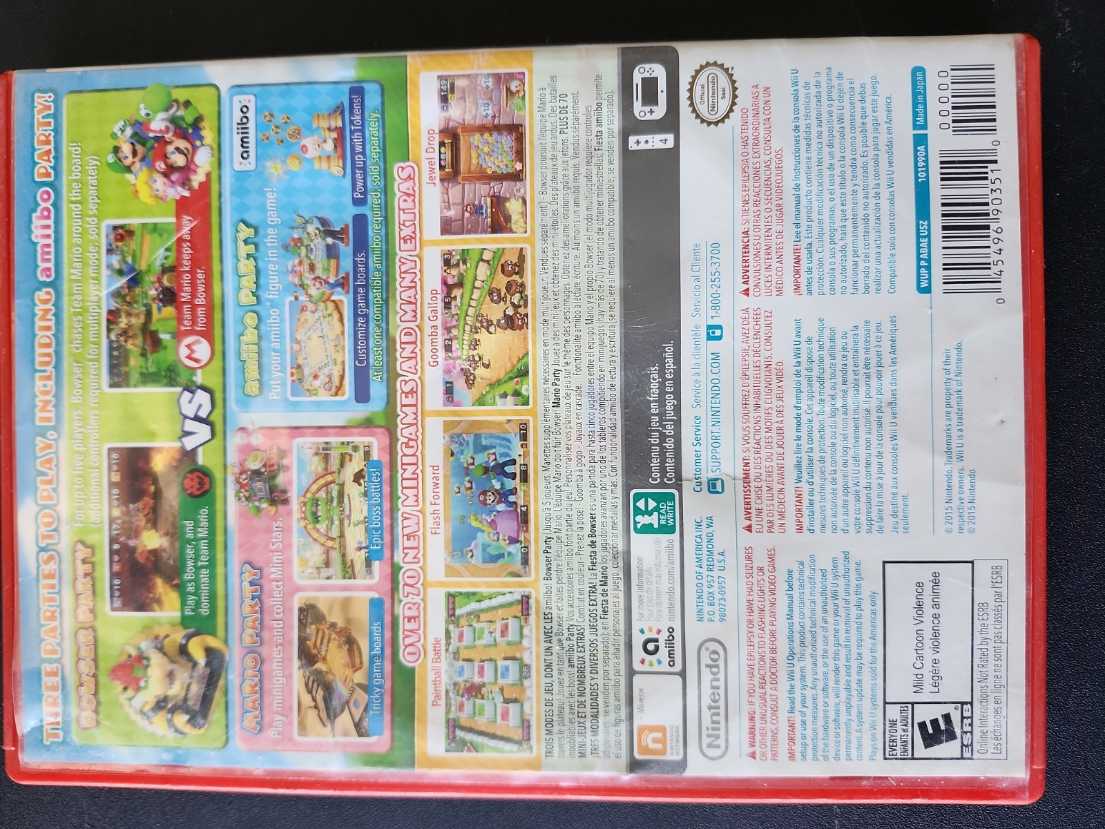 Mario Party 10 Nintendo Wii U (2015)