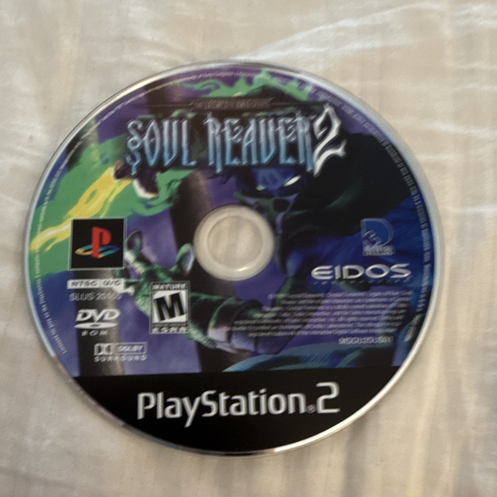 Eidos Legacy of Kain: Soul Reaver 2 PS2 M Mature NTSC-U/C w/ Manual
