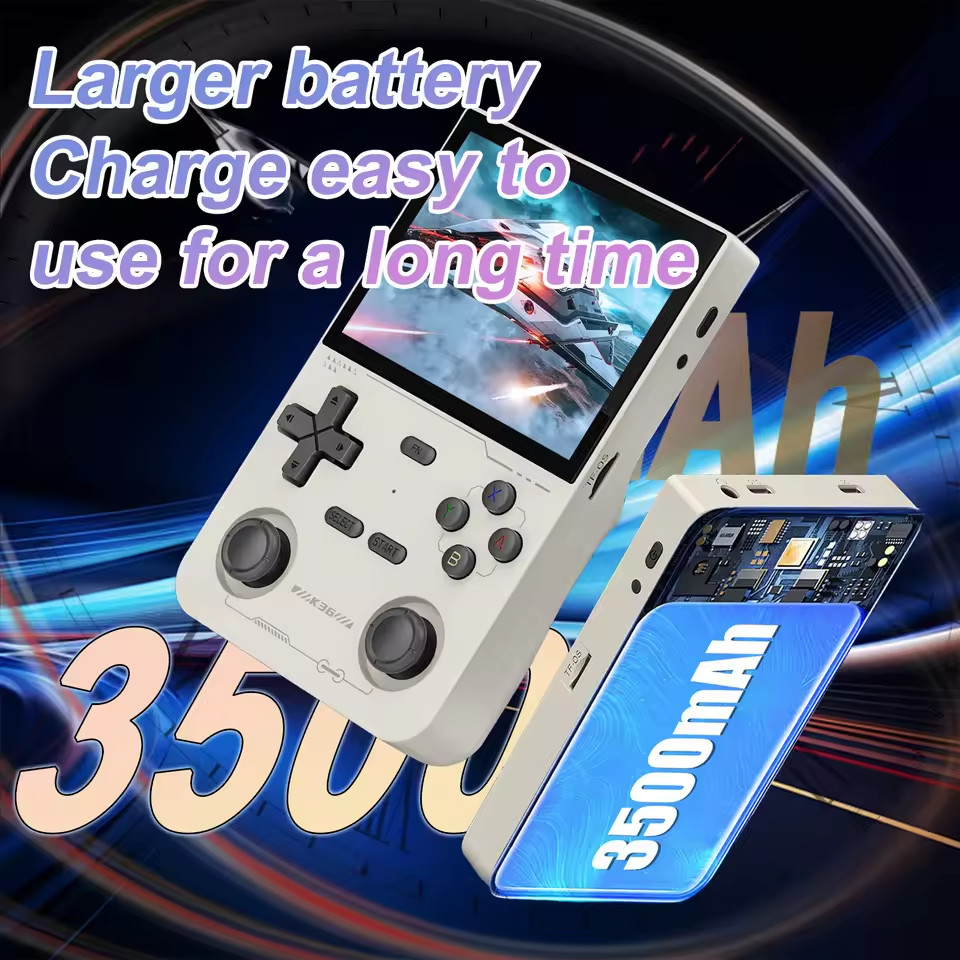 GAMINJA K36 Handheld Game Console 3.5Inch IPS 640×480 Screen Built in 64GB…