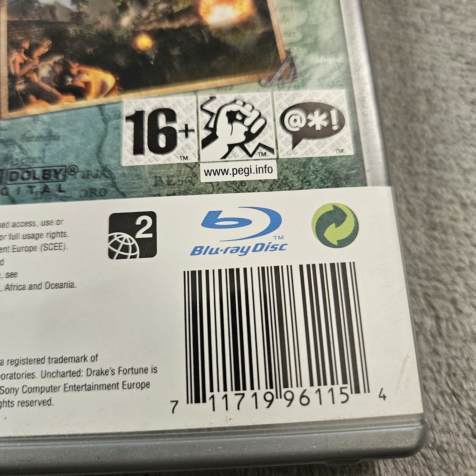 Uncharted – Drake’s Fortune Platinum PlayStation 3 – CIB – 2007