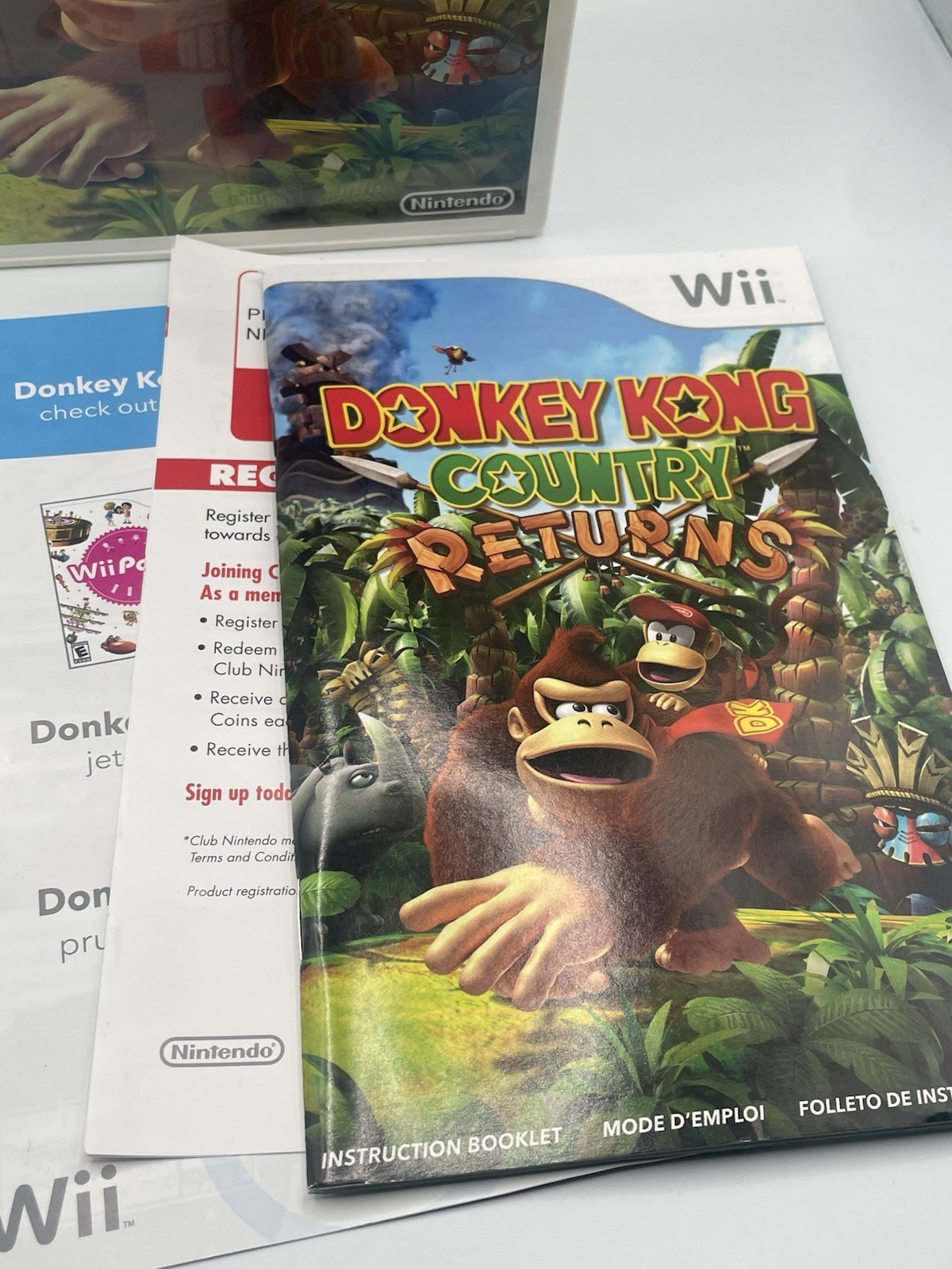 Donkey Kong Country Returns Nintendo Wii Complete W/ Manual CIB