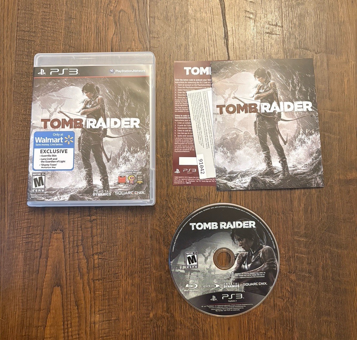 Tomb Raider PS3 (Sony Playstation 3) CIB TESTED Walmart Exclusive Tested