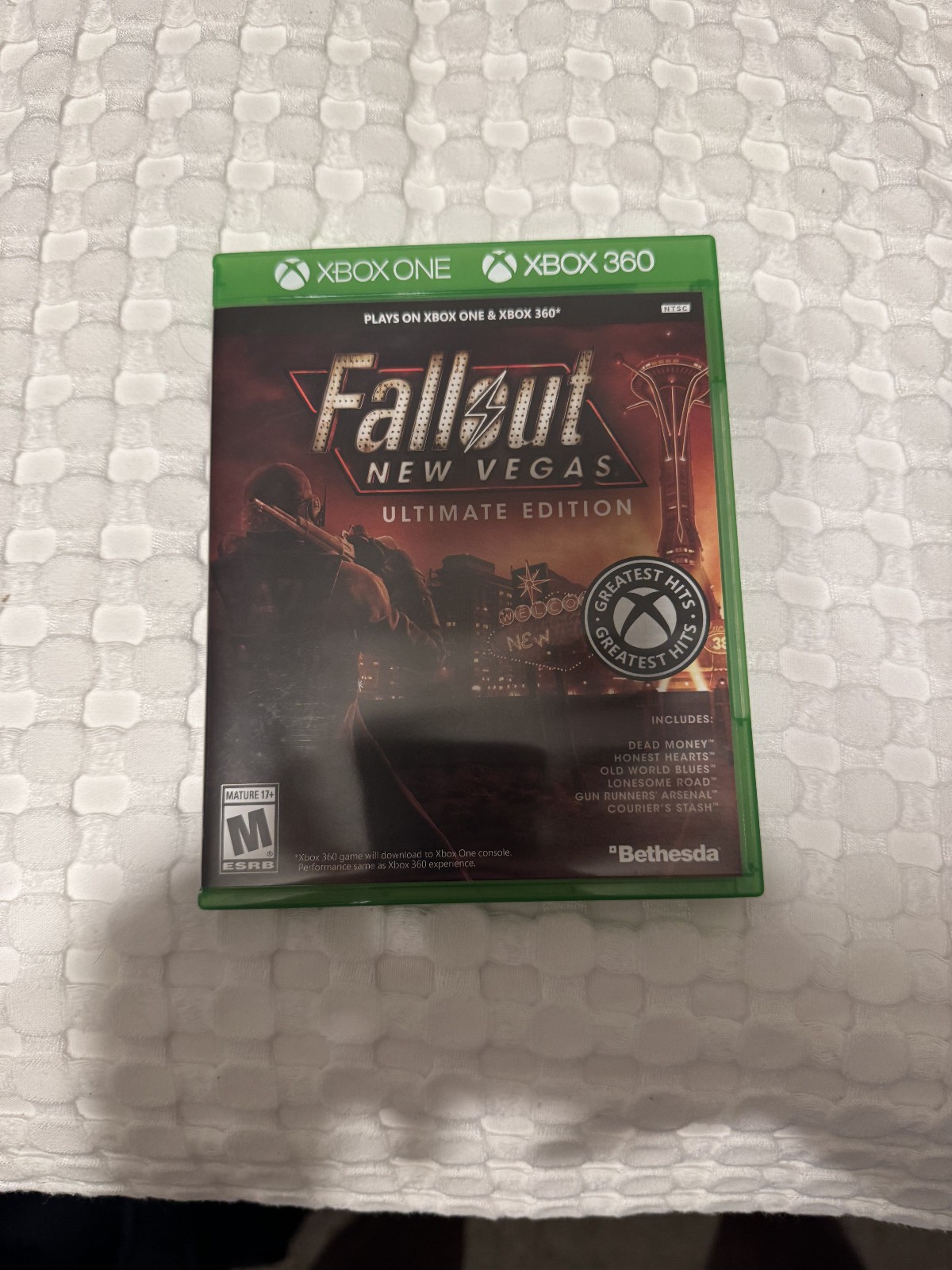 Fallout New Vegas Ultimate Edition Xbox 360 One Backward Compatible All DLC CIB