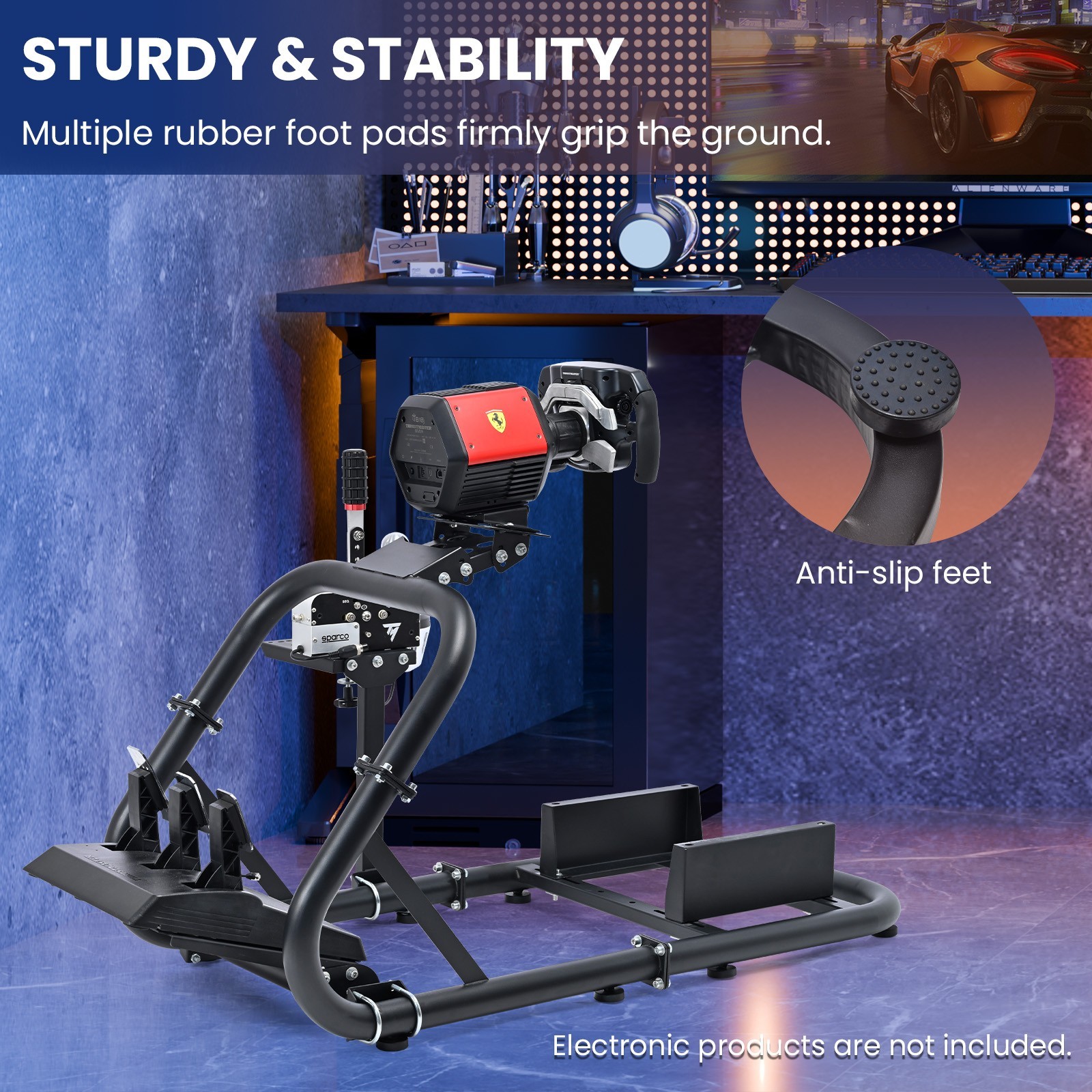 Minneer G29 Racing Steer Wheel Stand Fit Logitech G923 G920 Fanatec Thrustmaster