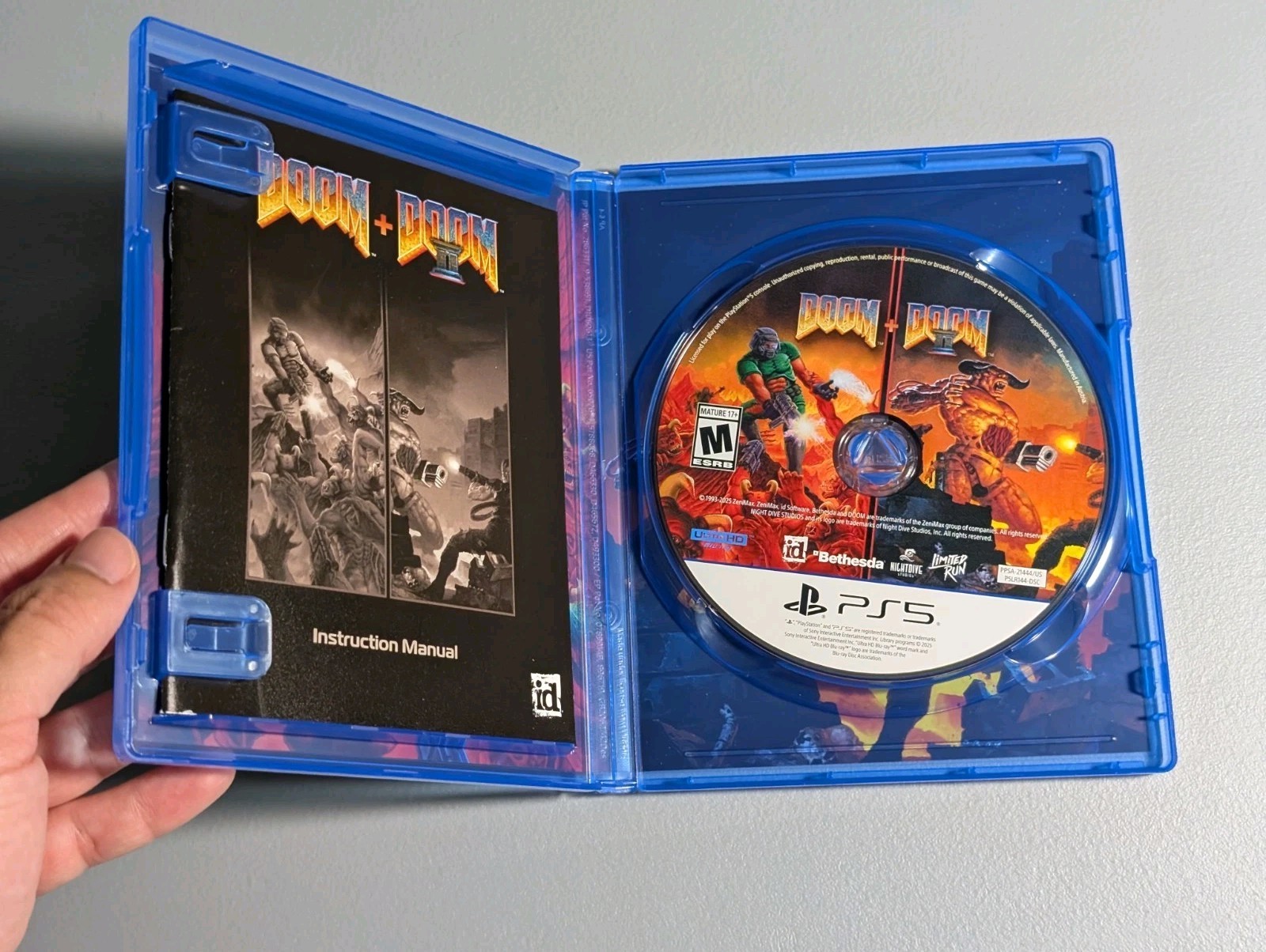 Doom and Doom II (Sony PlayStation 5 PS5) Tested & Working – Doom 1 + 2