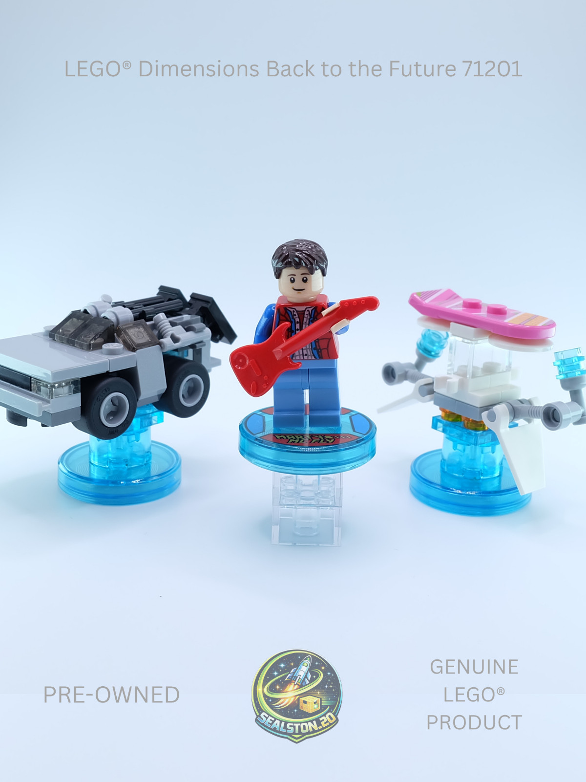 Used LEGO® Dimensions Back to the Future 71201 Level Pack Complete Marty McFly