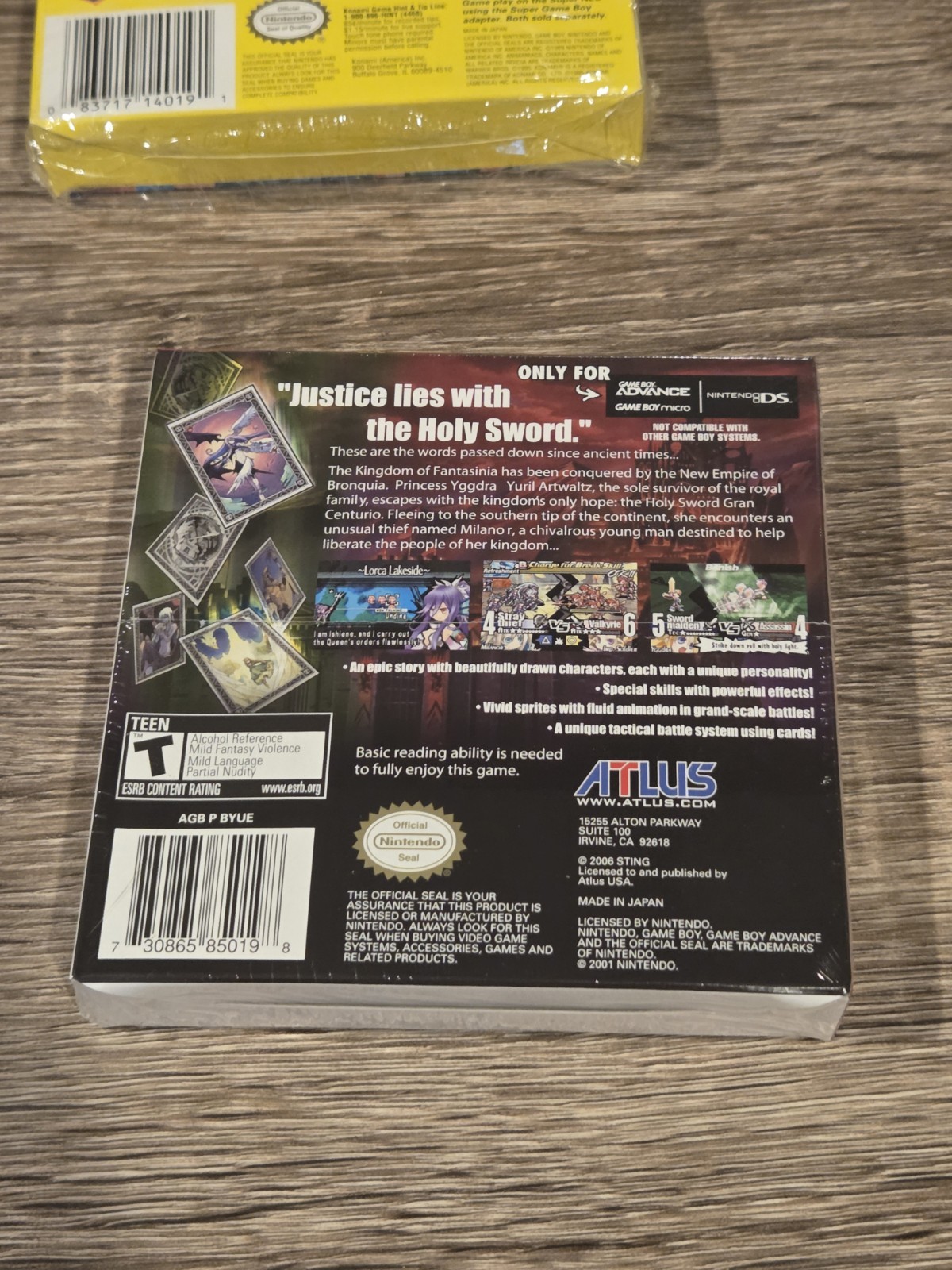 Yggdra Union: We’ll Never Fight Alone – Game Boy Advance GBA NEW Factory Sealed