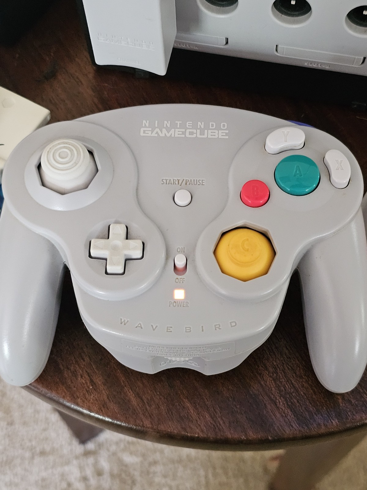 Nintendo GameCube DOL-001 Console Wavebird Remote Memory Cards Game Tested Works