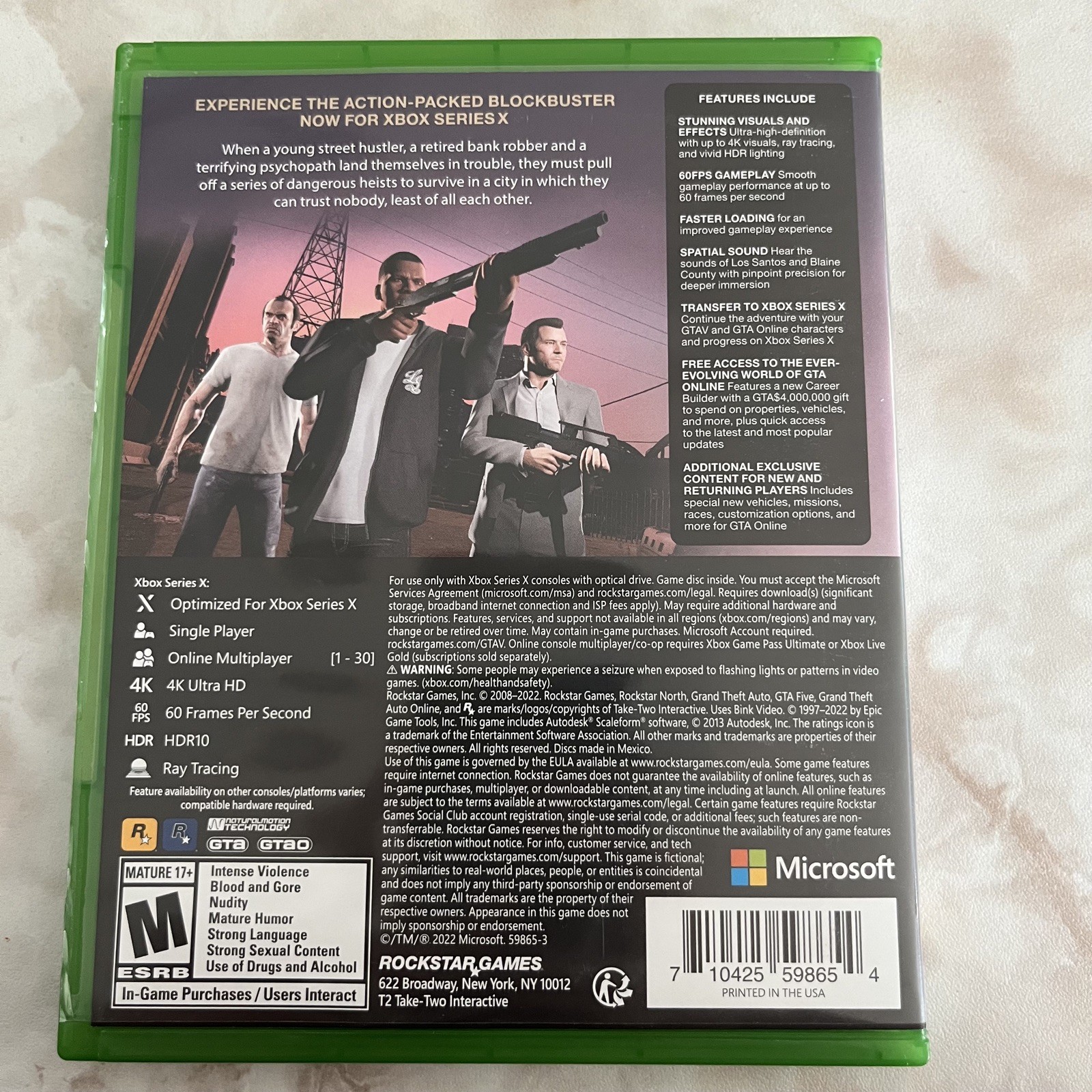 Grand Theft Auto v Xbox Series x Compatible