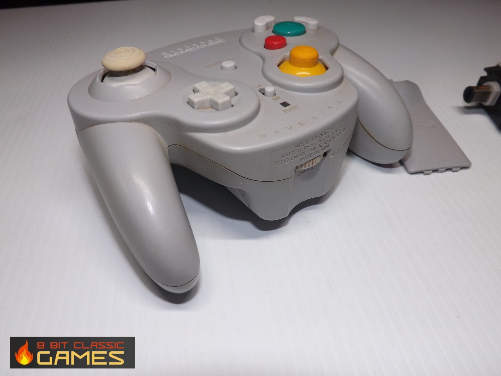 Gray Wavebird Wireless Controller & Receiver – NINTENDO Gamecube – 79b