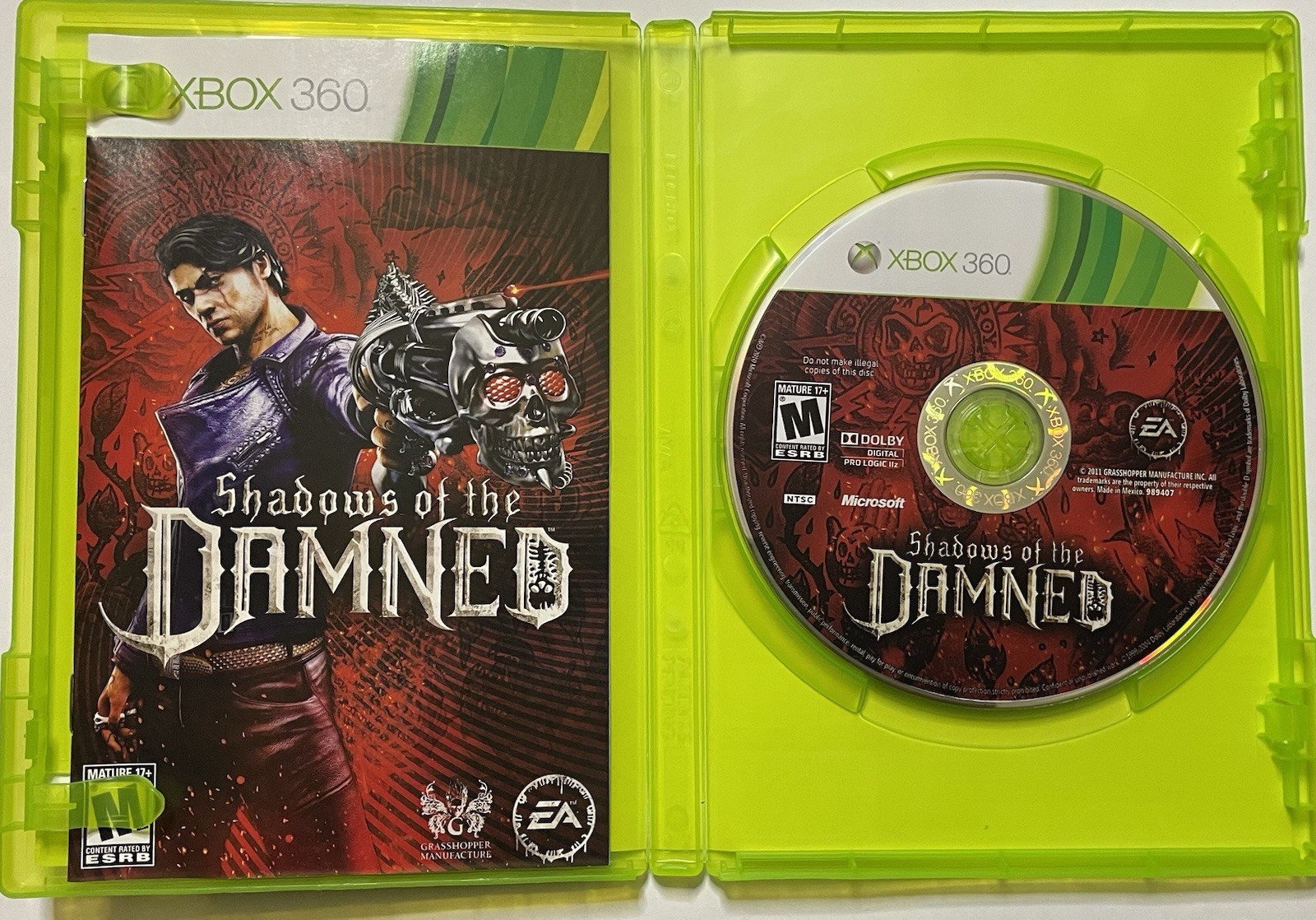 Shadows of the Damned (Microsoft Xbox 360, 2011) Complete CIB