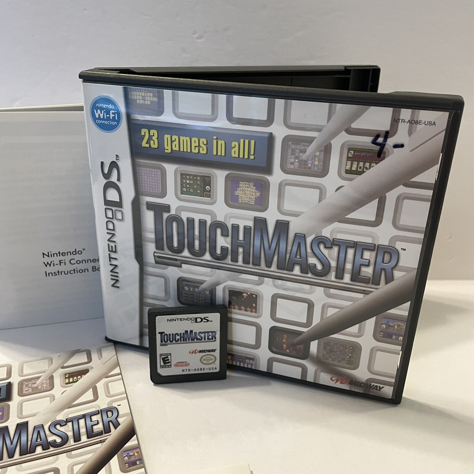 TouchMaster 23 Games (Nintendo DS, 2007) Complete W Manual CIB – Fast Free Ship