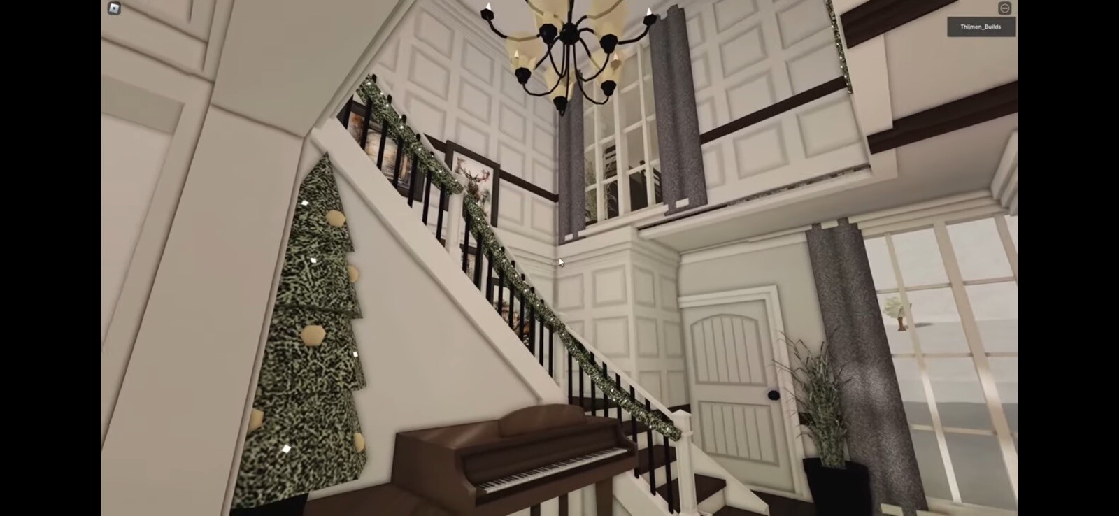 BLOXBURG CHRISTMAS WINTER 2STORY HOME!FAST DETAILED BUILDER FOR AFFORDABLE PRICE