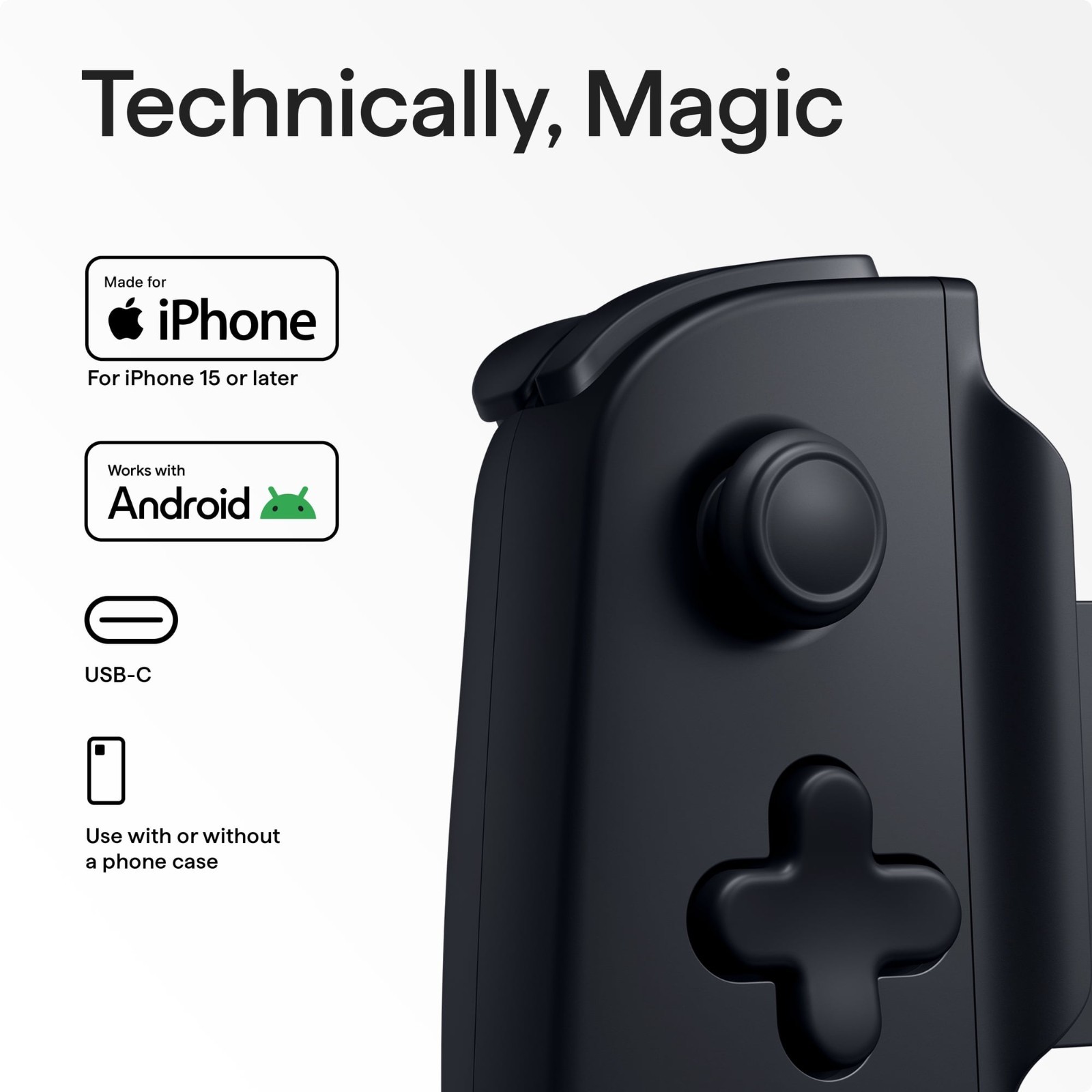 Backbone One for Android & Iphone (USB-C) Mobile Gaming Controller (BB-51-P-BRW)