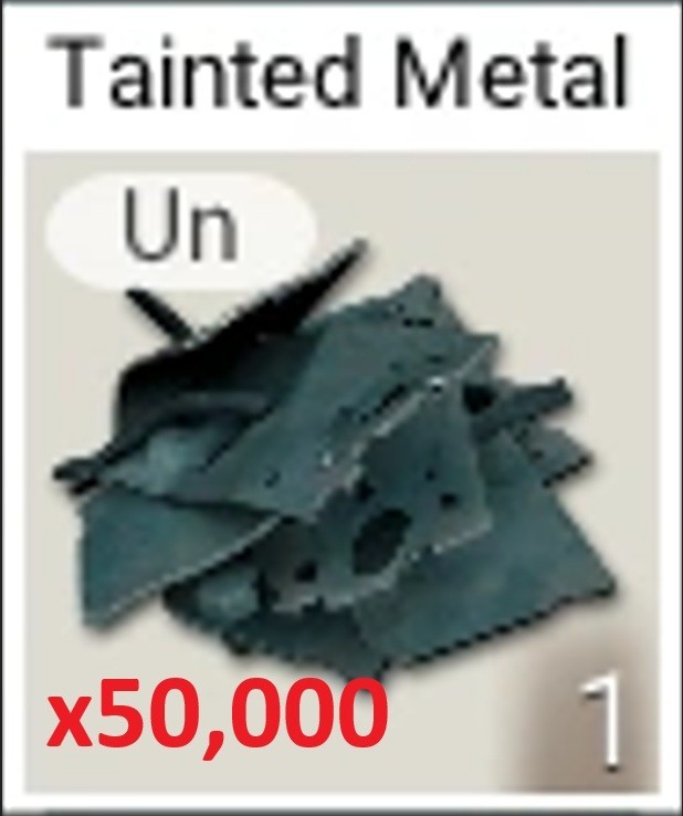 No Mans Sky – 50,000 TAINTED METAL