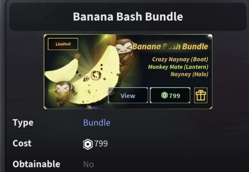 Banana Bash Fisch Boat