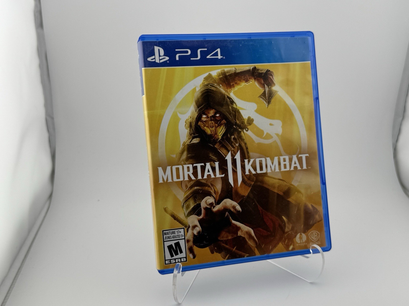 PS4 Game Lot w/ Cases: Madden NFL 17 & 22, Overwatch Origins, MK11, Burnout
