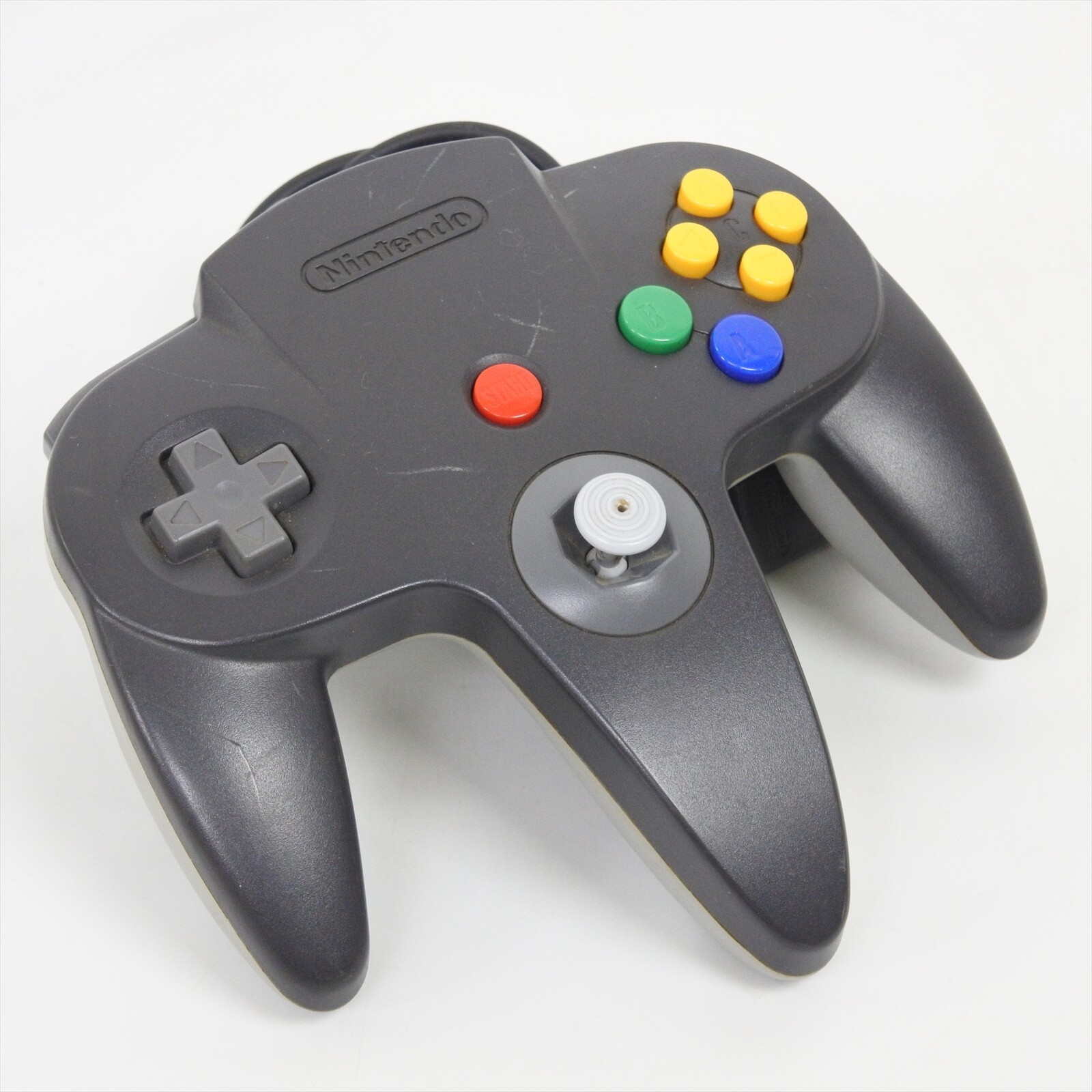 Nintendo 64 CONTROLLER Bros BLACK GREY Official Control Pad made in Japan