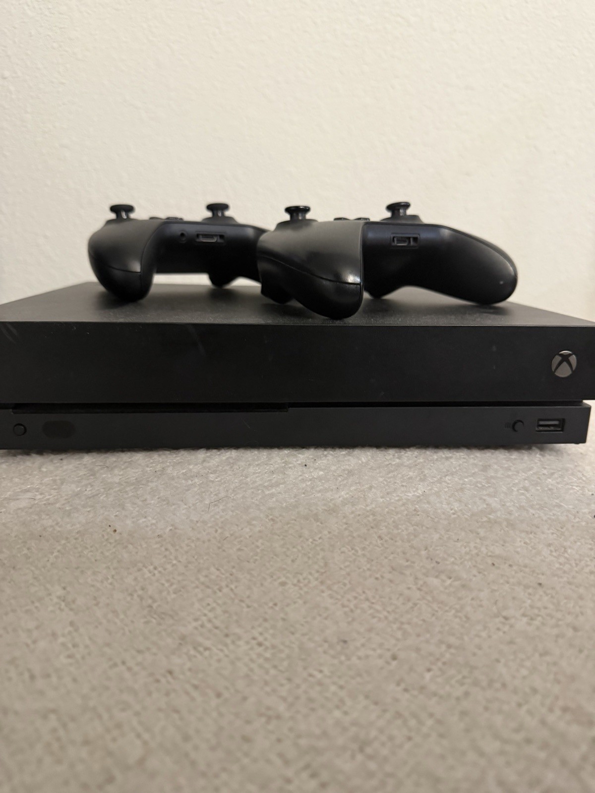 Microsoft Xbox One X 700+GB 4K UHD Black Console w/ 2 Wireless Controllers