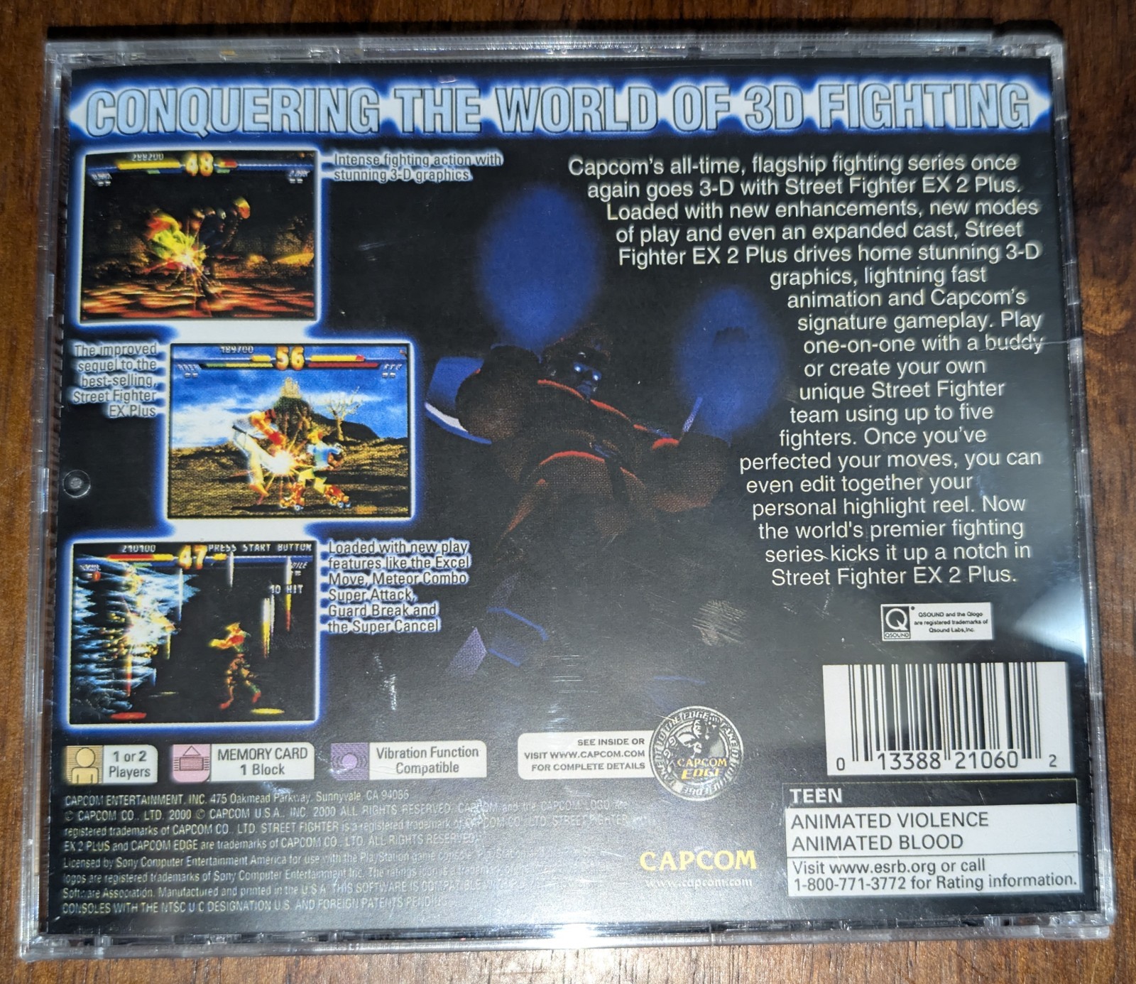 Street Fighter 2 Ex Plus – Sony PlayStation 1 CIB