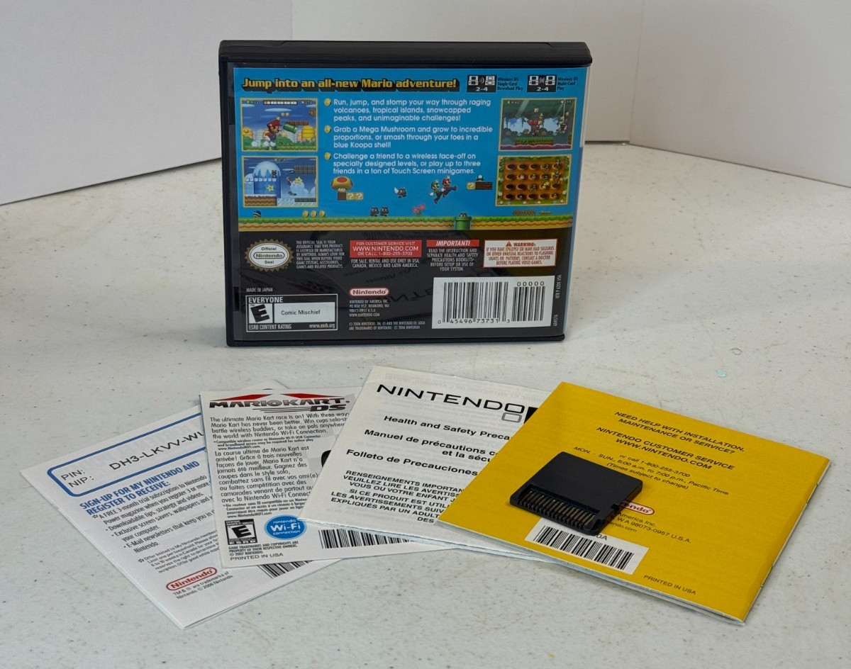 New Super Mario Bros. (Nintendo DS, 2006) CIB, Tested