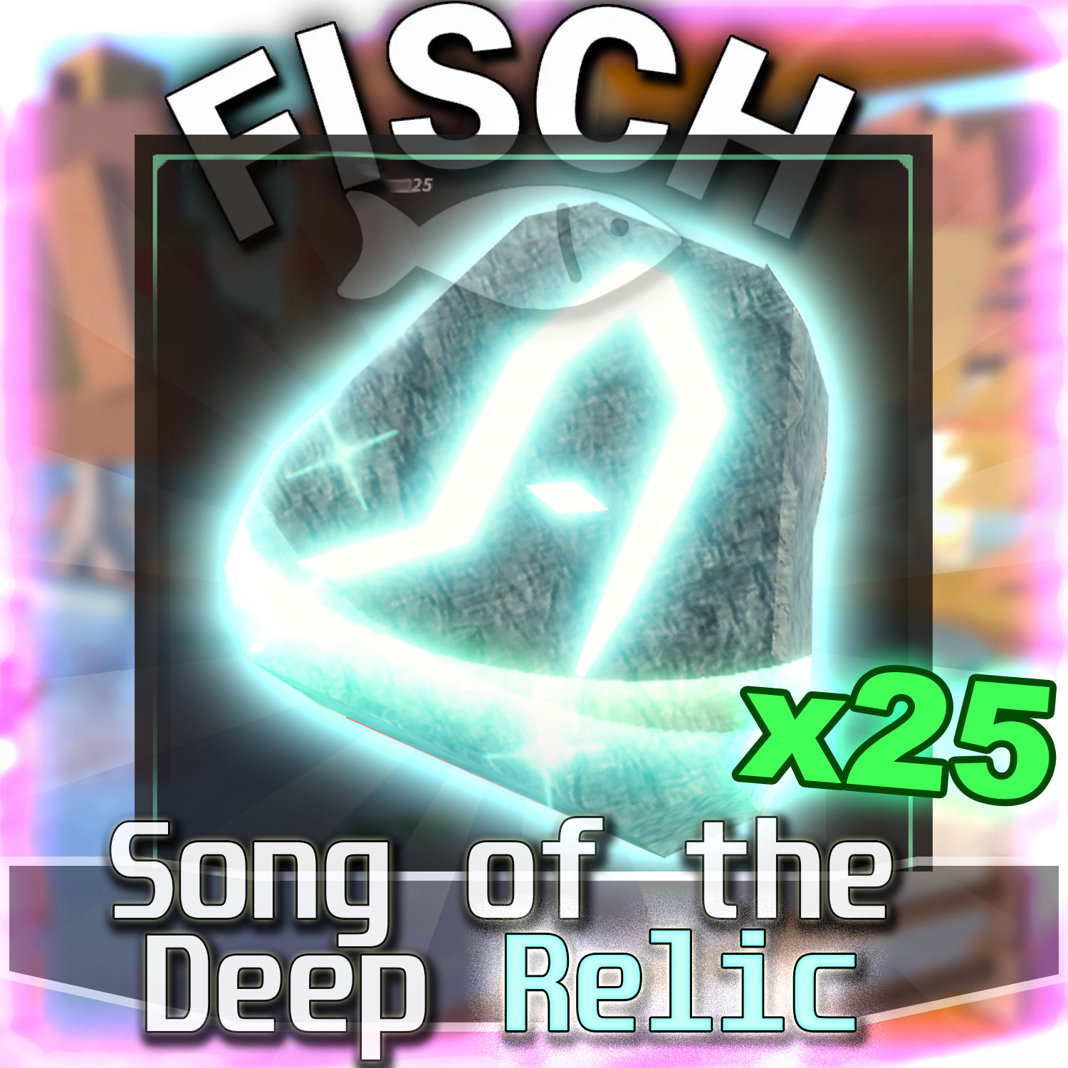 🐟 FISCH – 25 Song of the Deep Relic⚡FASTEST DELIVERY⚡ fish/cs/coins/rare