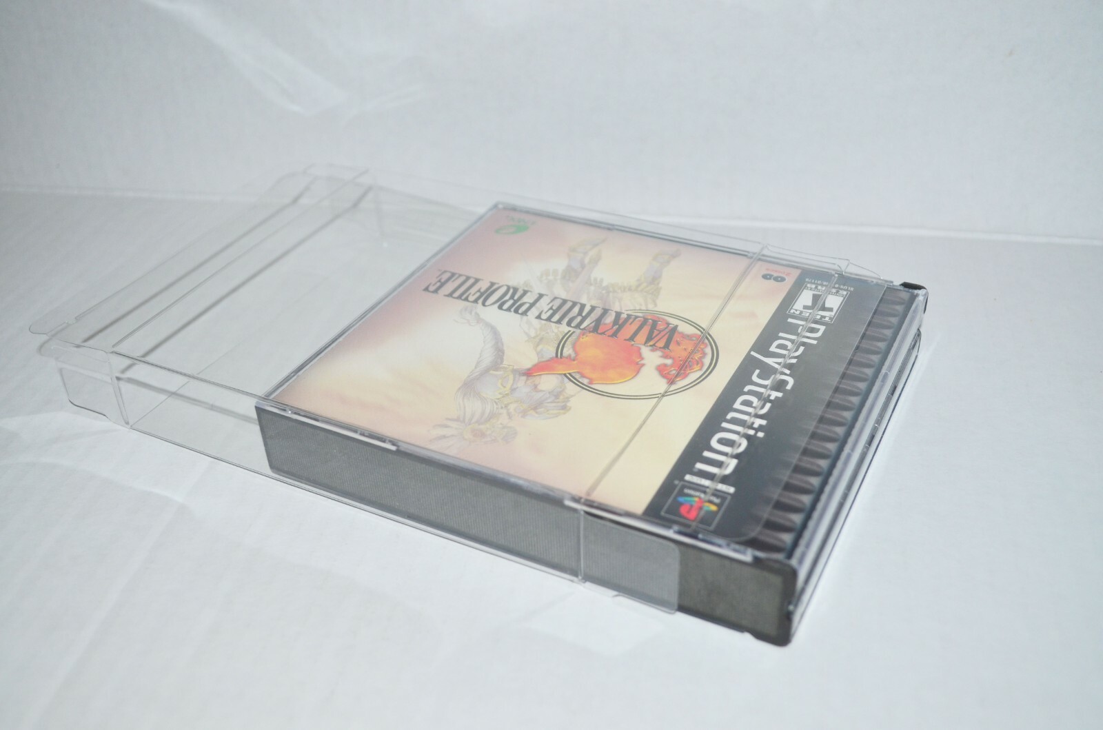 5 Dual Video Game Plastic Protectors Cases Display For Sony PlayStation 1 PS1