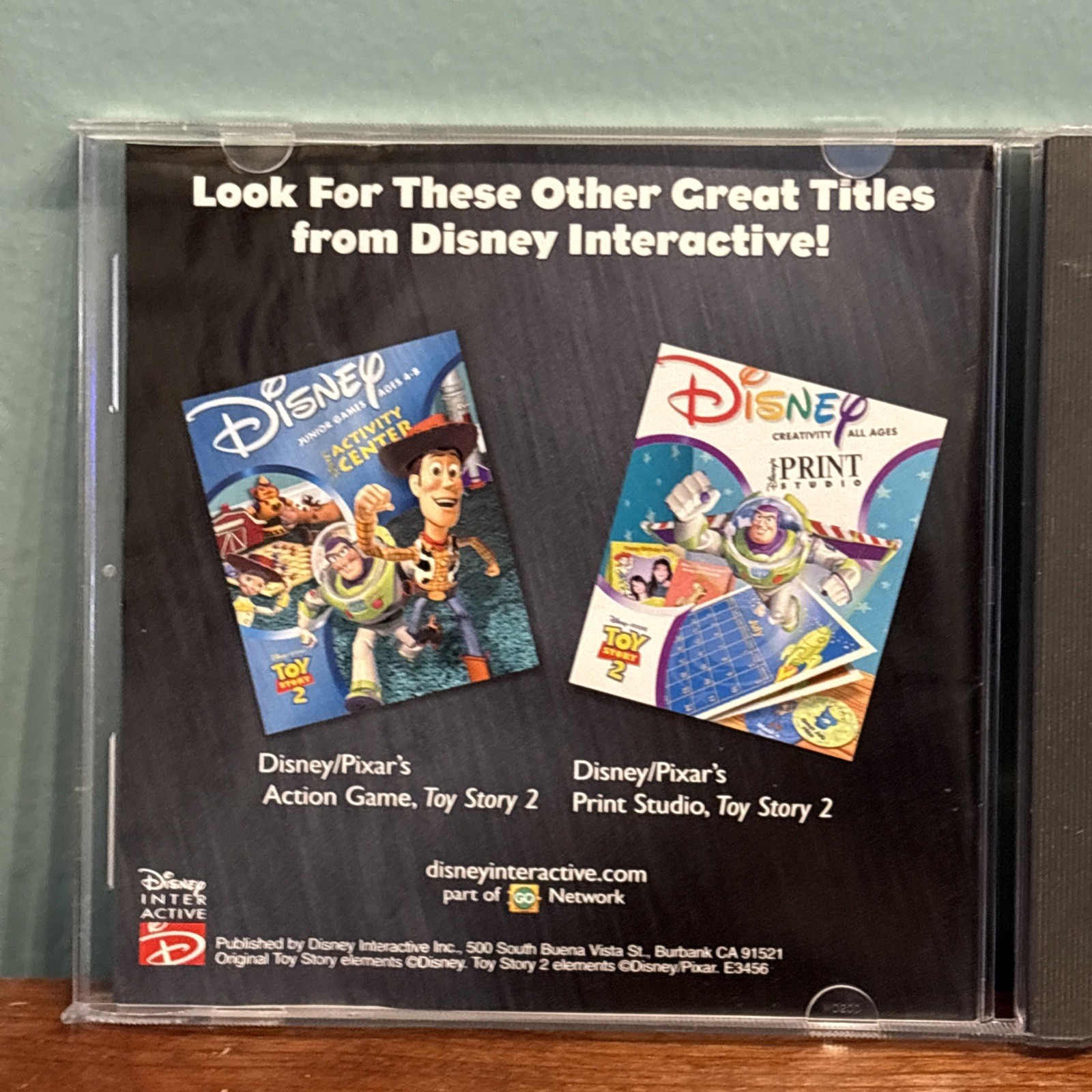 Set of 3 Toy Story 1 2 PC CD ROM Action Game Power Play Sampler Disney Pixar