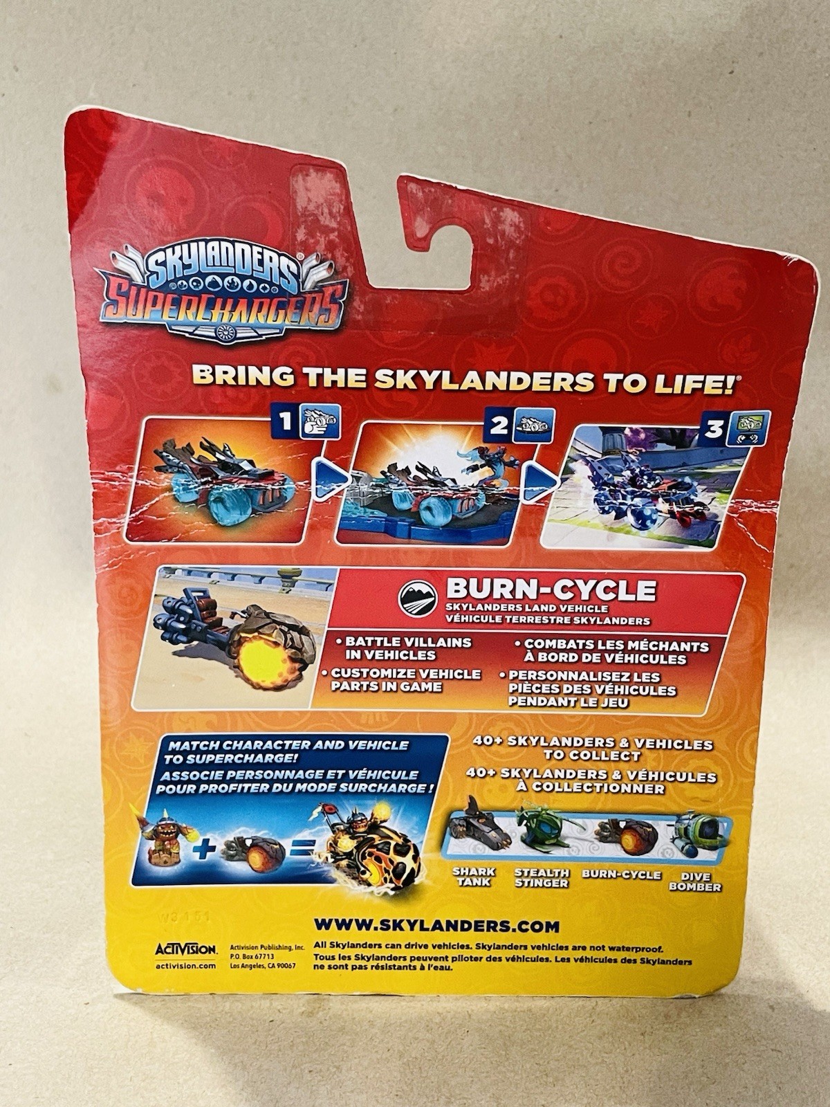 Activision Skylanders Superchargers Burn-Cycle Vehicle Figure