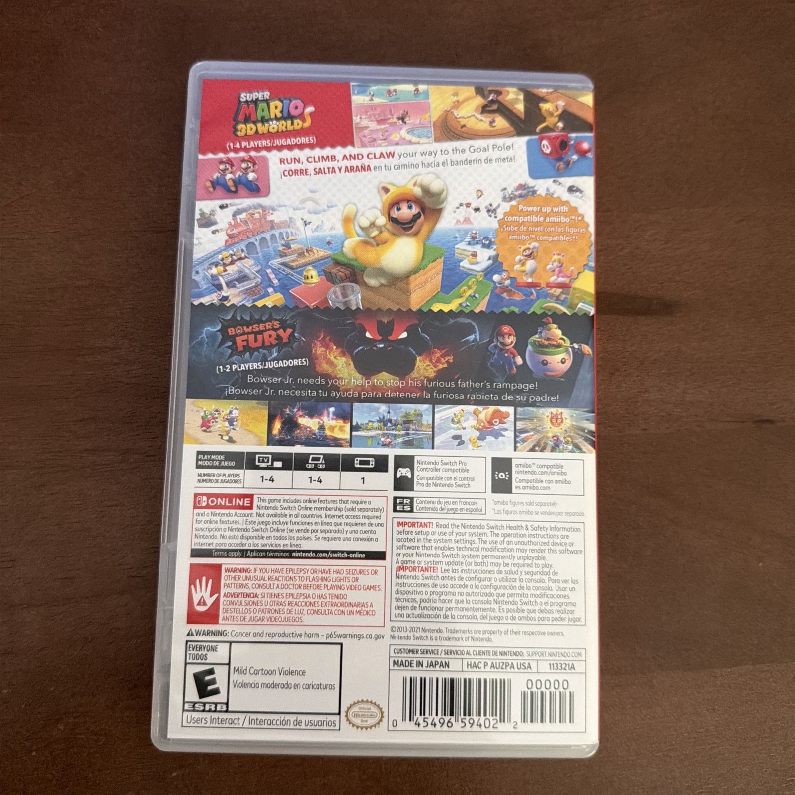 Super Mario 3D World and Browser’s Fury for Nintendo Switch Pre-owned