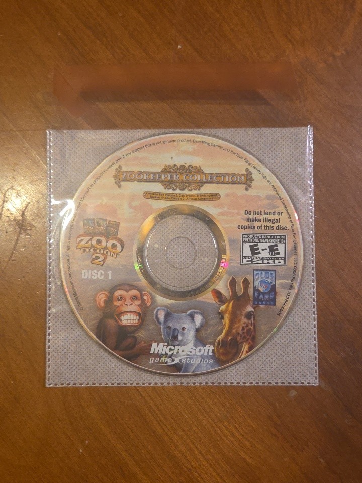 Microsoft Zoo Tycoon 2: Zookeeper Collection PC 2-Disc Set