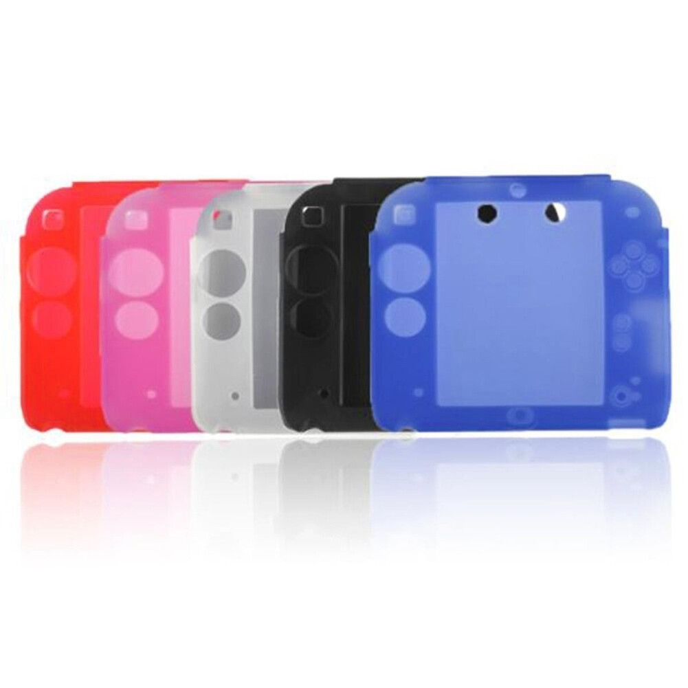 Soft Silicone Rubber Case Protective Guard Soft Gel Skin Cover for Nintendo 2DS