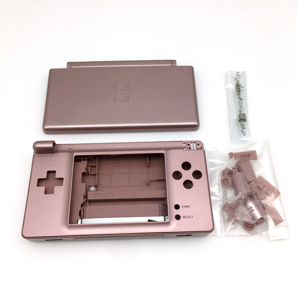 Full Set Replacement Rose Gold Housing Shell w/Tool for Nintendo DS Lite NDSL