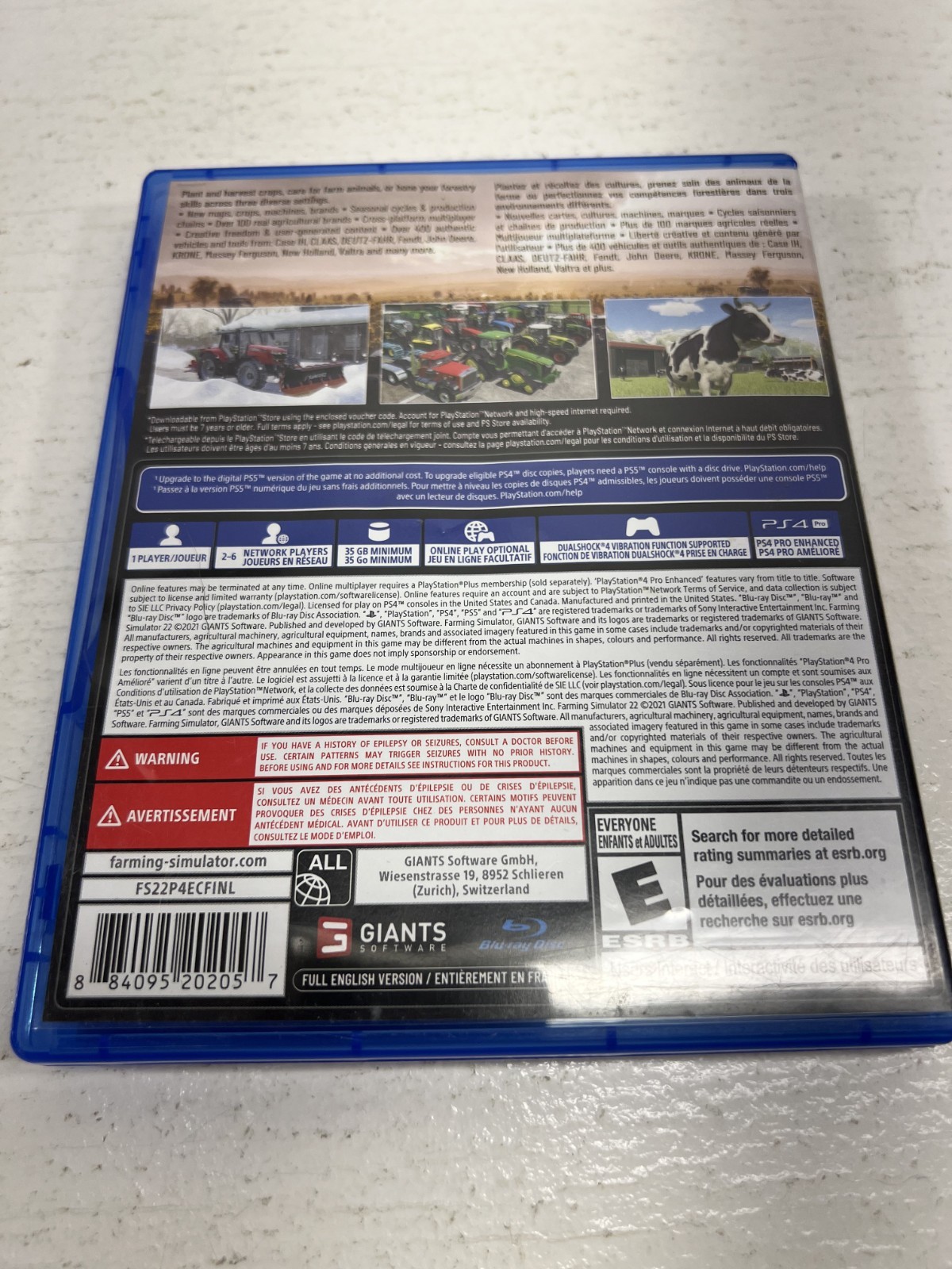 Farming Simulator 22 – PlayStation 4 PS4 CIB