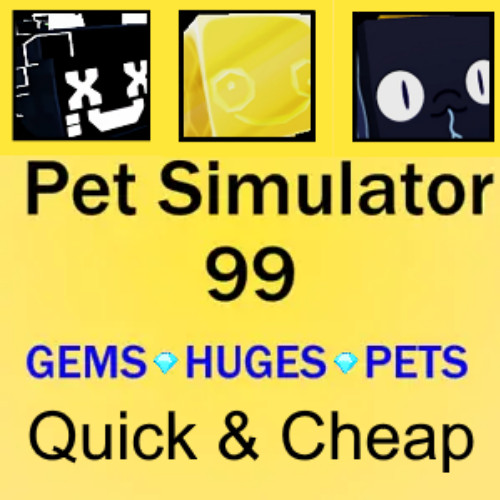 💎Pet Simulator 99 – PS99 – Pet Sim 99 -GEMS – HUGES – PETS- Cheap And Fast 💎