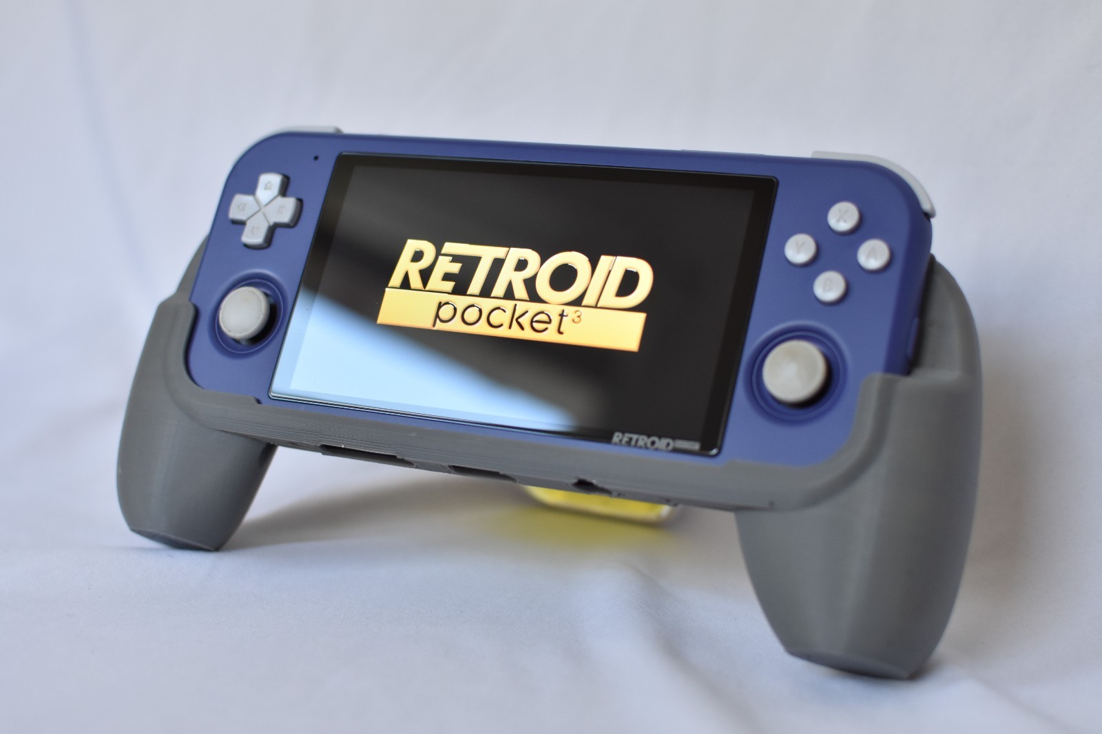 Retroid Pocket 3 (RP3, NOT Plus) GameCube Purple 32GB Handheld w/ Grip Case, HDM
